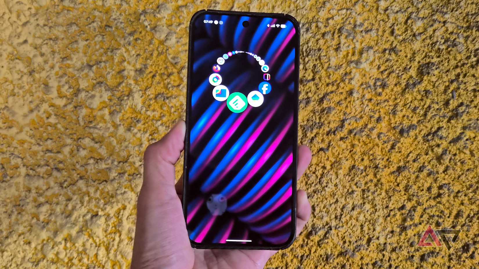 Google Pixel 9 Pro XL smartphone with Pie Launcher