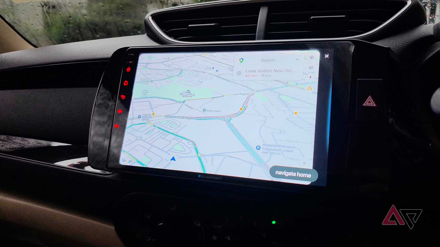 Android Auto home navigation