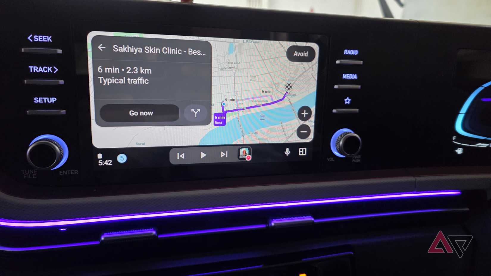 Waze on Android Auto