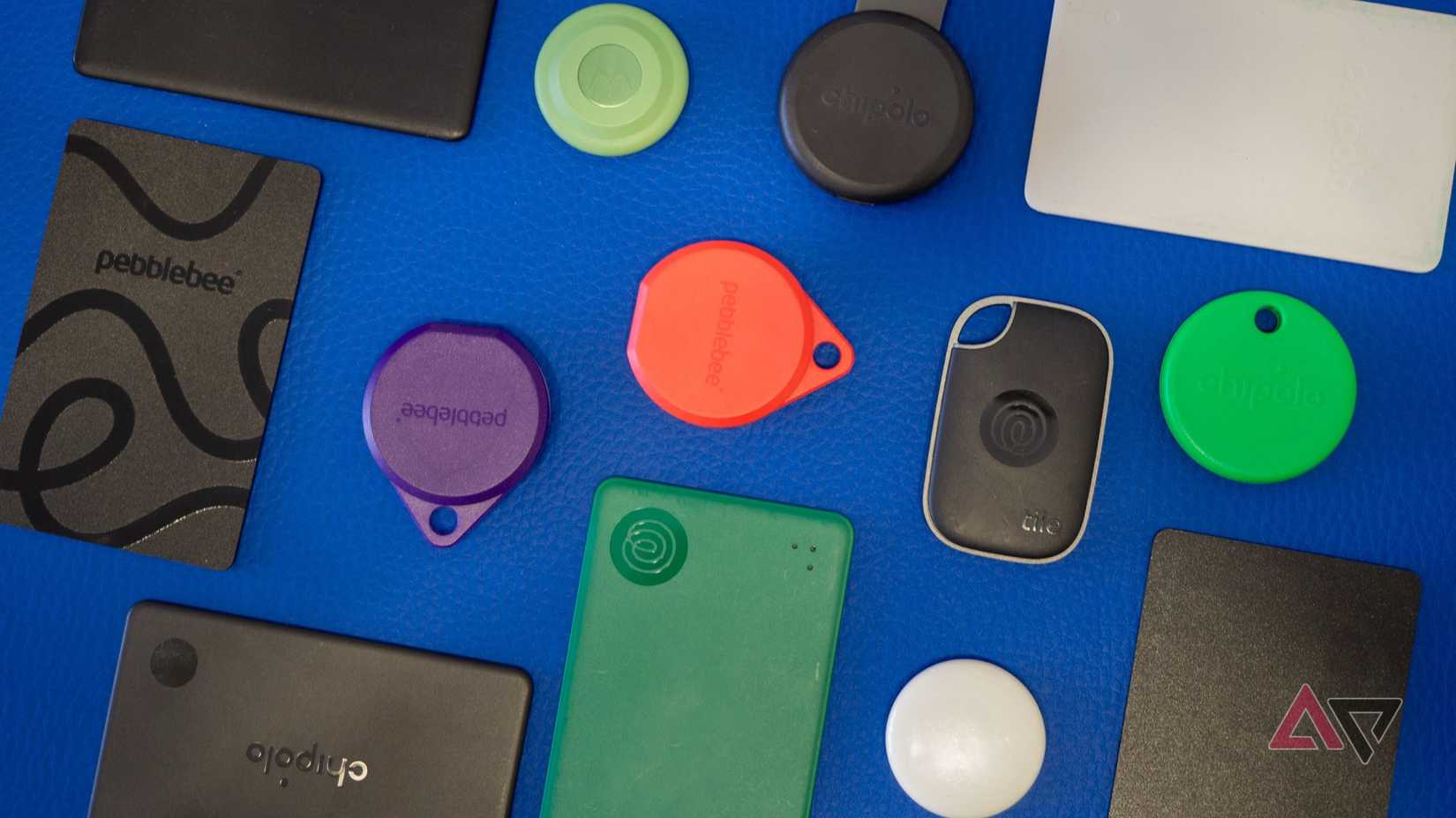 Bluetooth trackers from brands like Chipolo, Pebblebee, Tile, Apple AirTag, and Moto Tag 3
