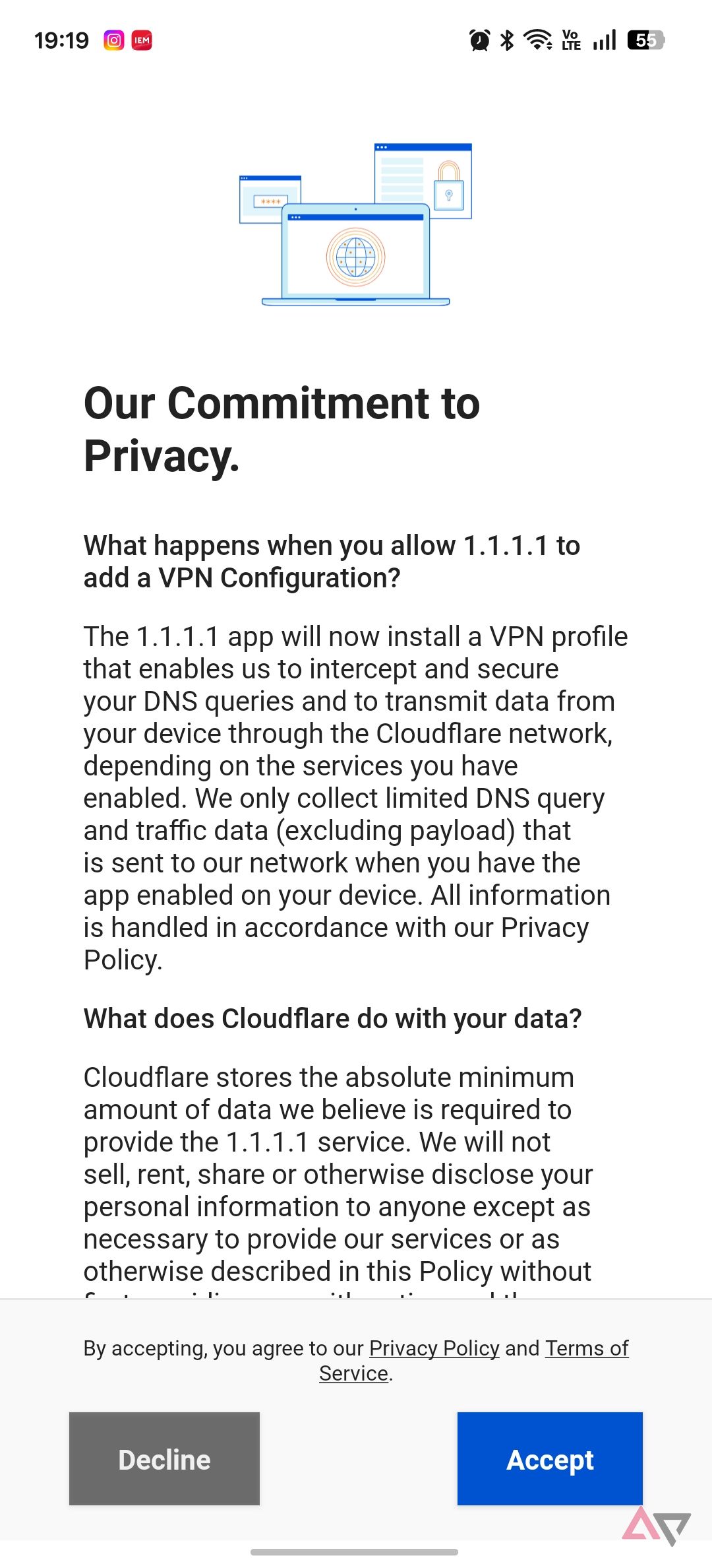 Cloudflare DNS app options 2