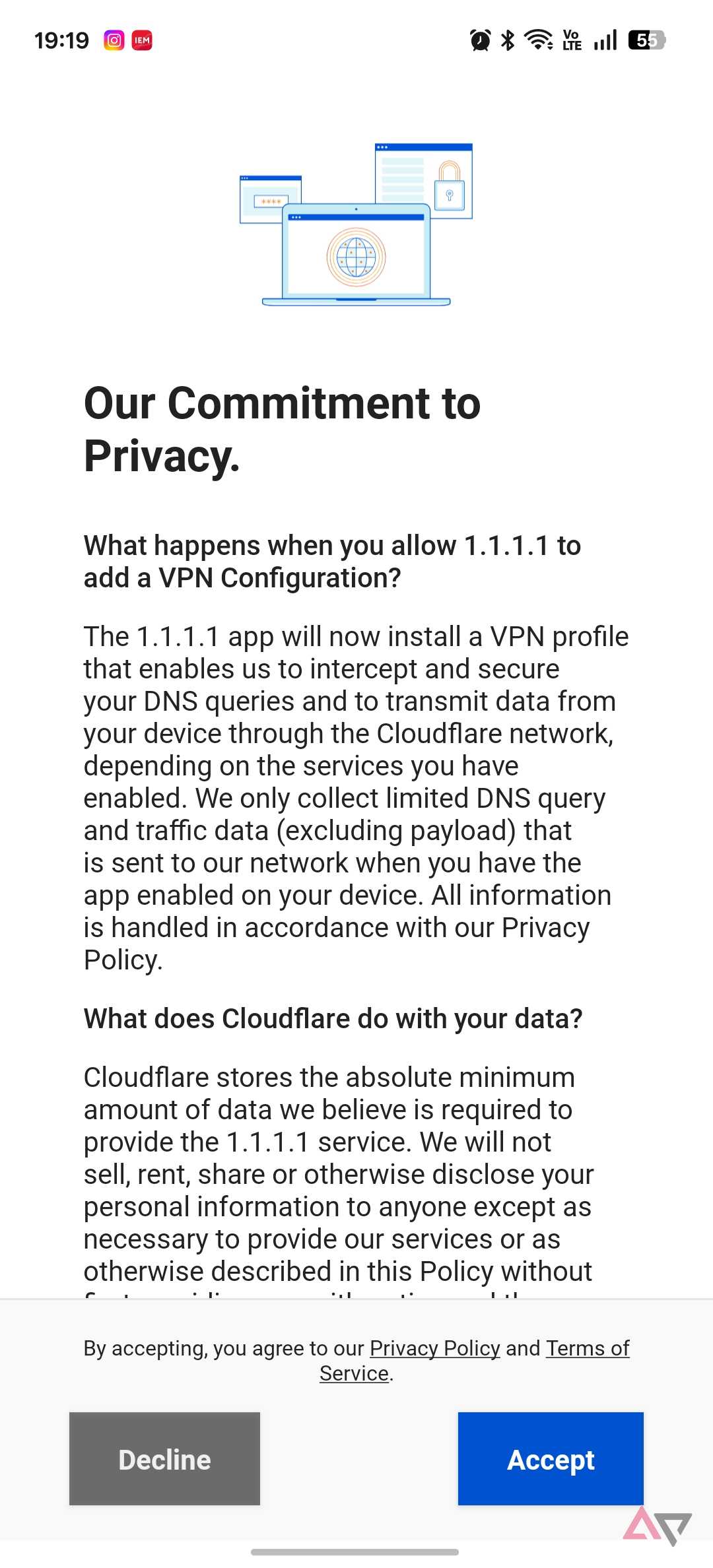 Cloudflare DNS app options 2