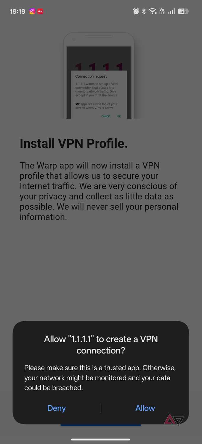 Cloudflare DNS app options 4