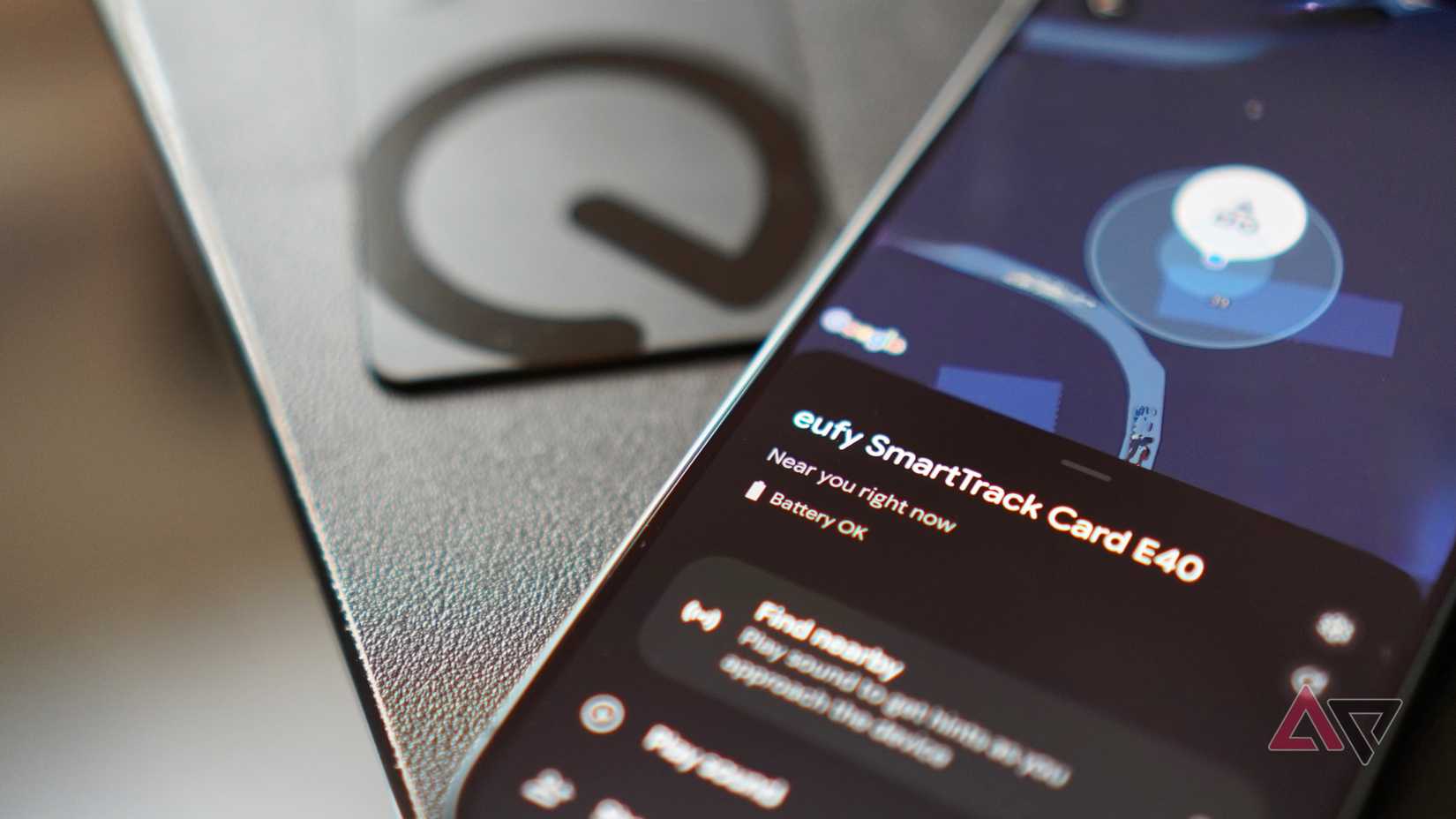 Pairing the Eufy SmartTrack Card E40 with Google's Find Hub app