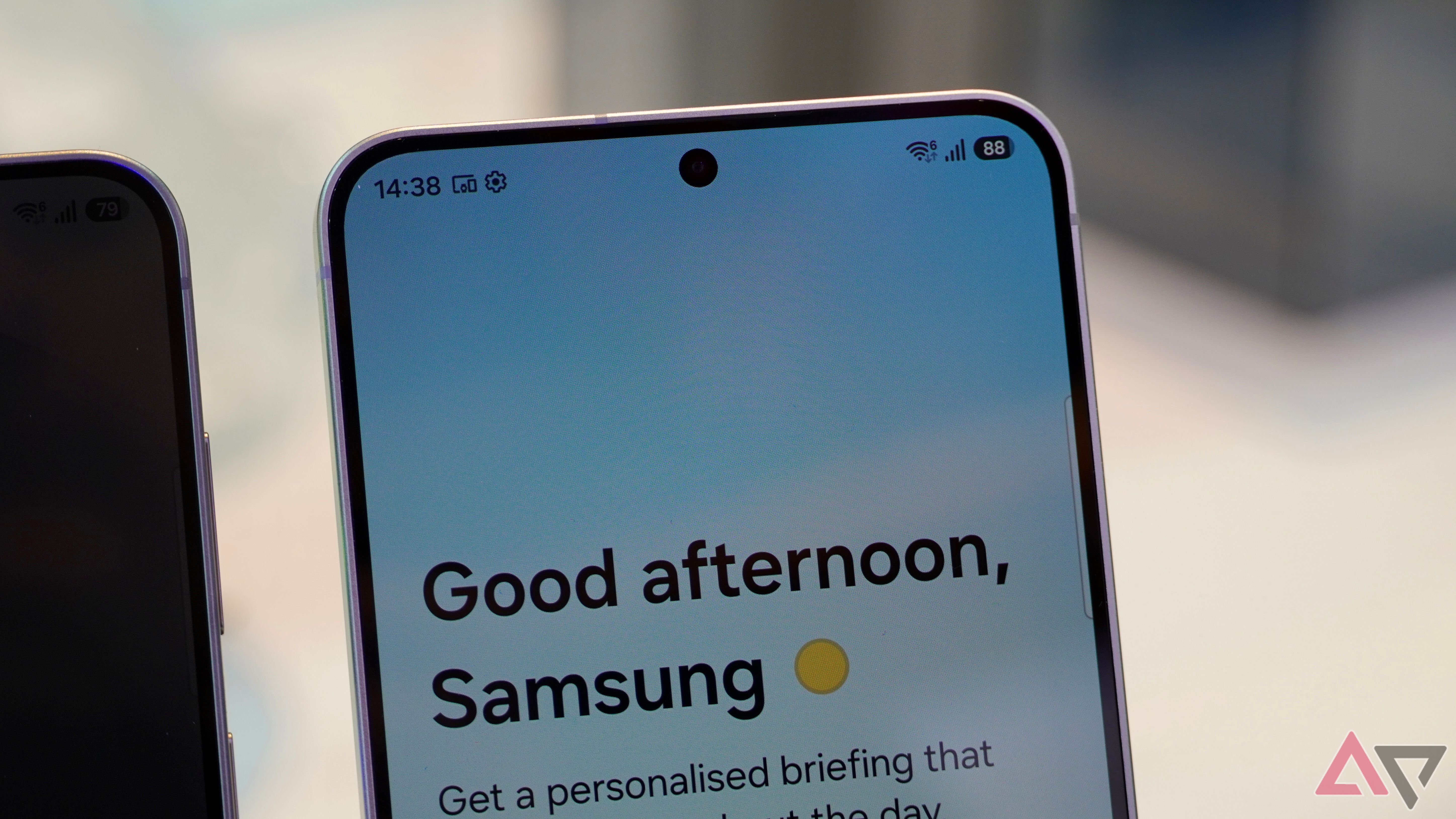 The Samsung Galaxy S26 FE's screen bezels