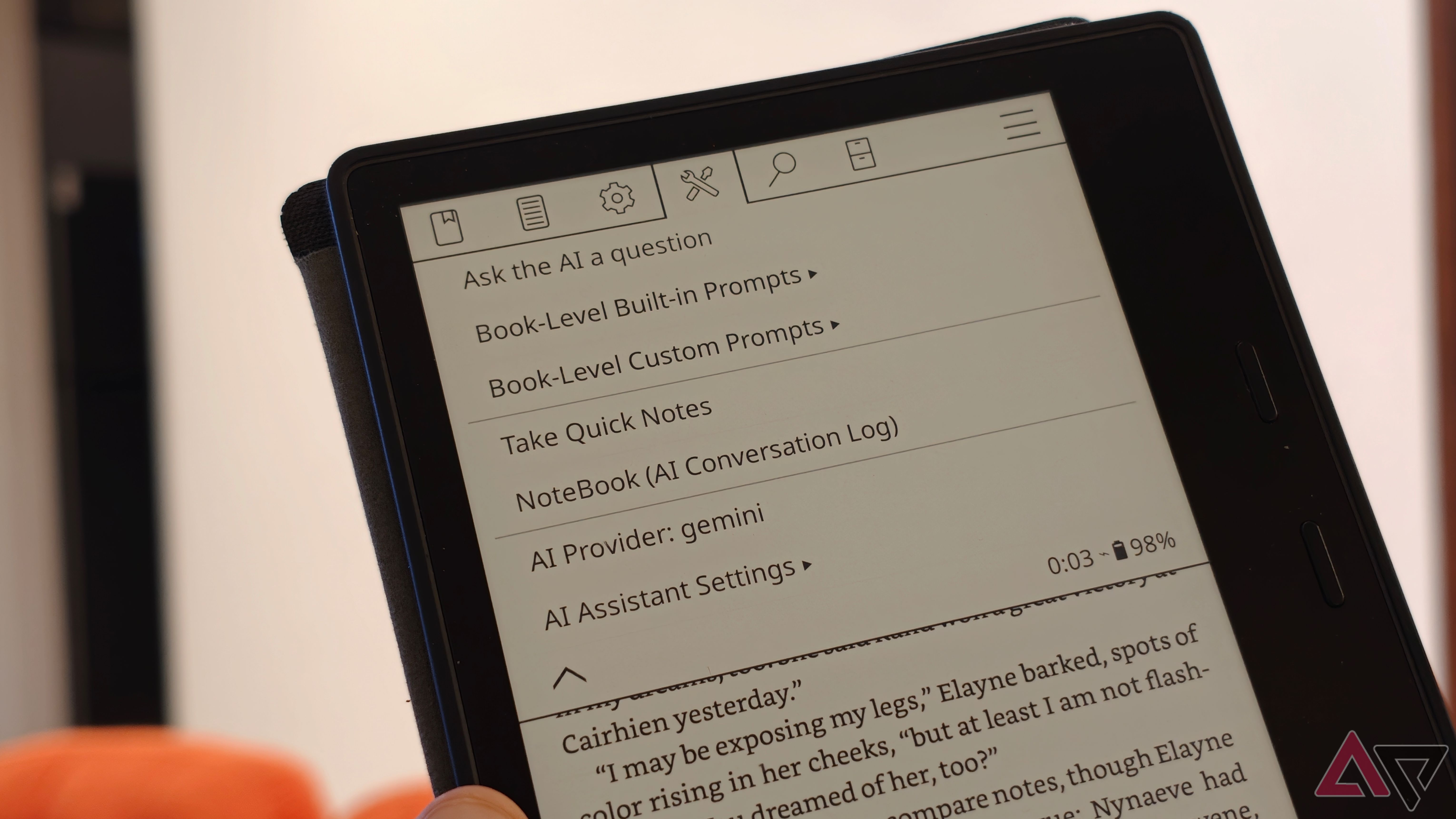 Gemini on jailbroken Kindle 6