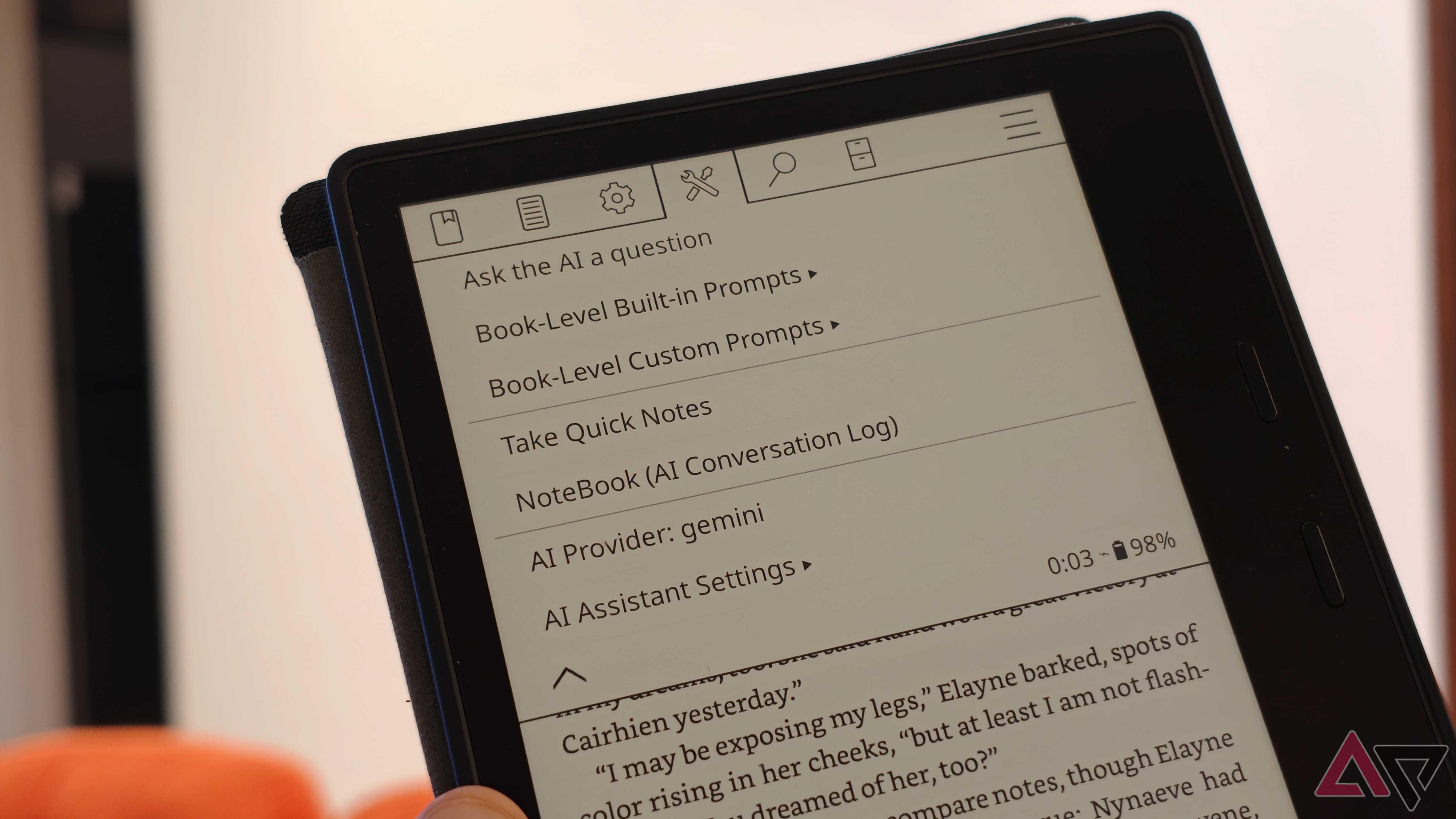 Gemini on jailbroken Kindle 6
