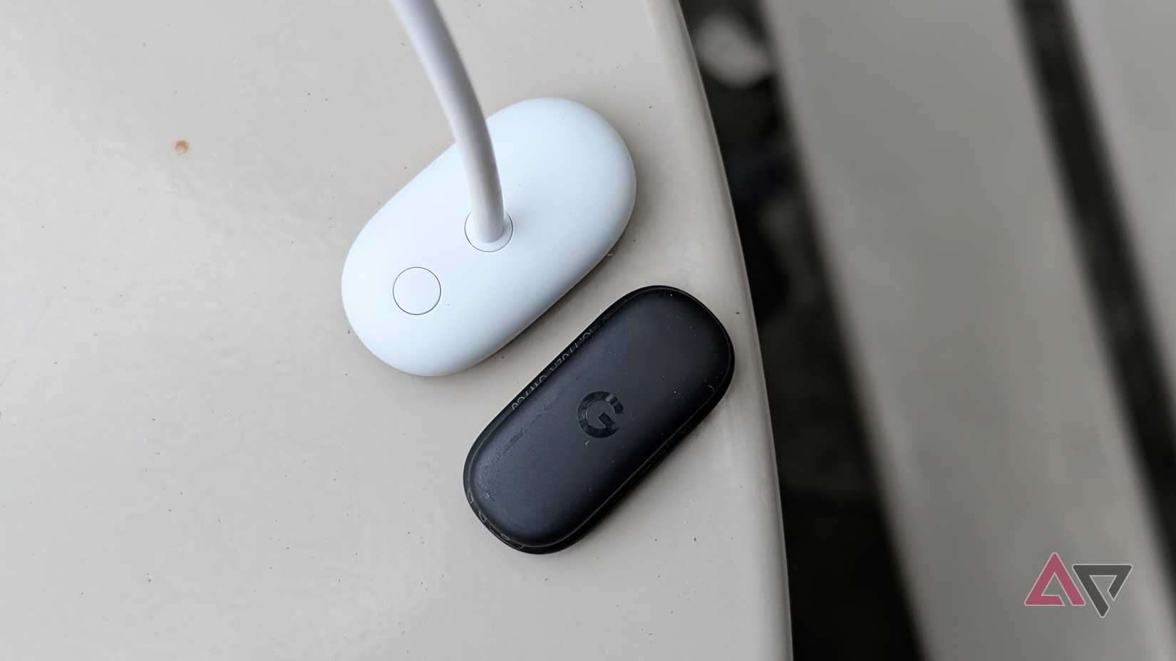A Google Fitbit Air tracker without a strap