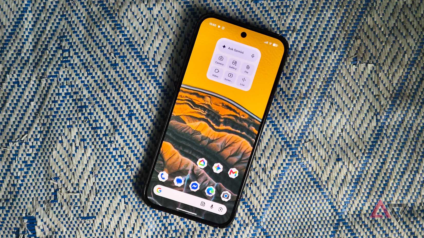 Google Pixel 9 Pro Xl phone with Gmail and Gemini apps