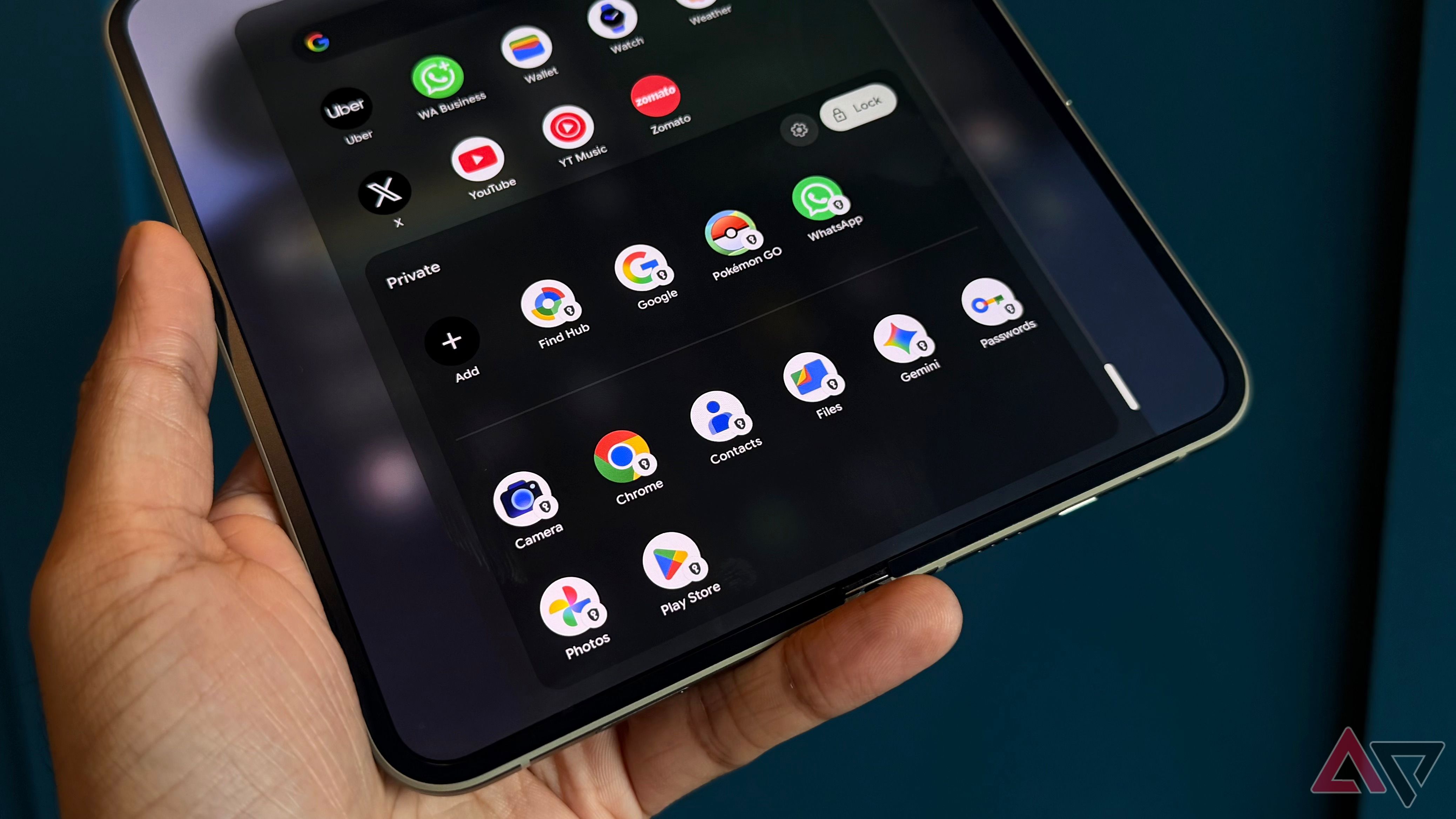 Private Space running on Pixel 11 Pro Fold