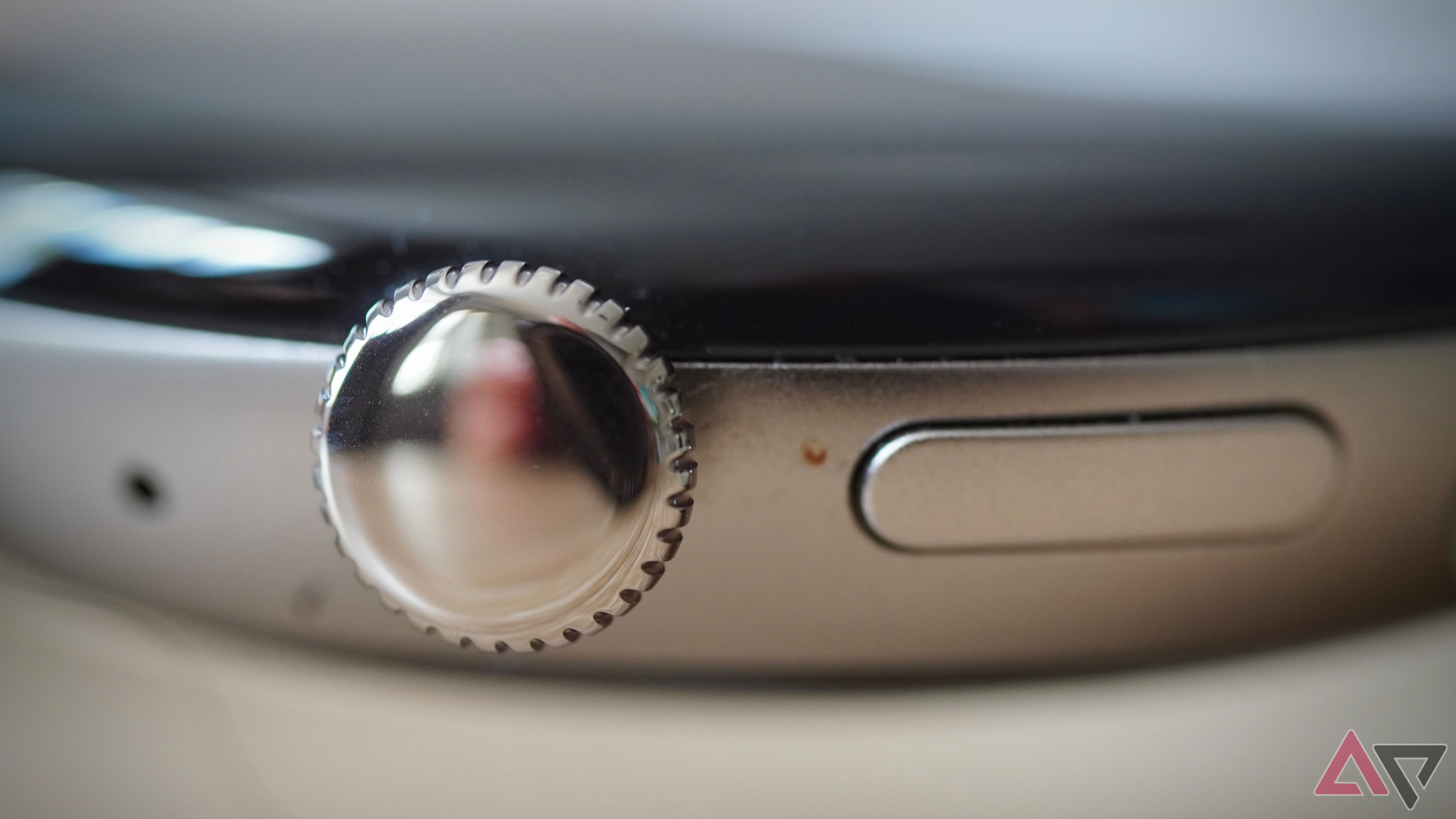 The crown on the side of the Google Pixel Watch 5