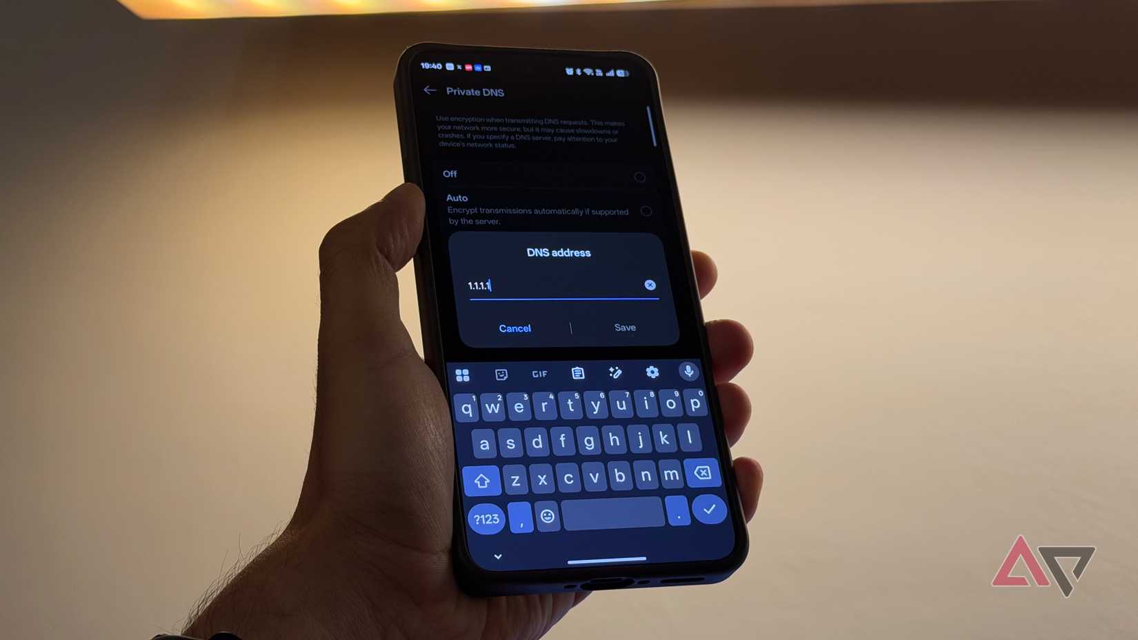 private DNS setting on Android