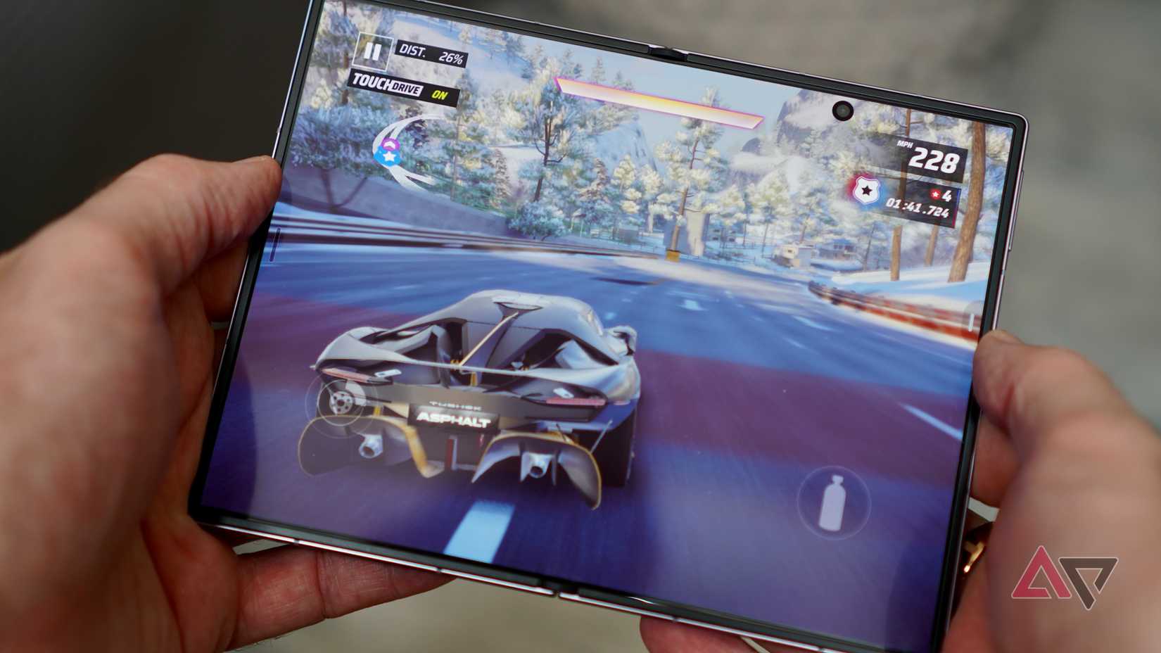 A game on the Samsung Galaxy Z Fold 8