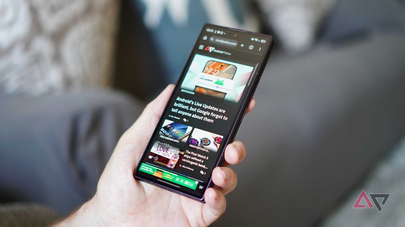 A person holding the Samsung Galaxy Z Fold 8 Ultra