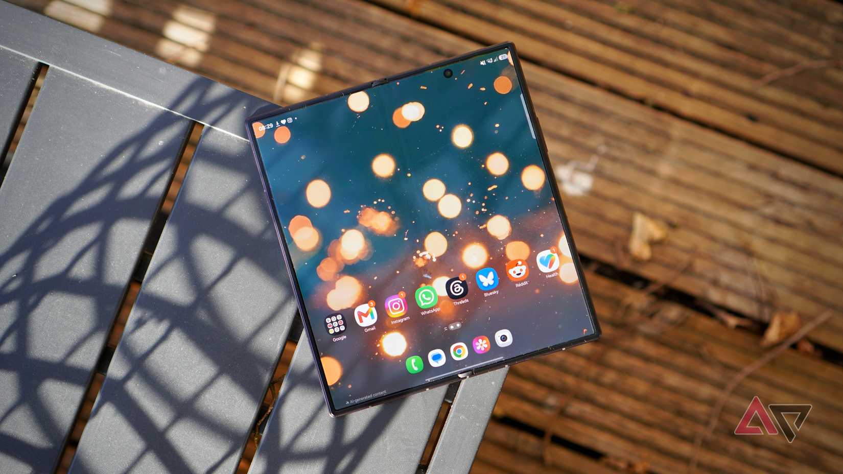 The Samsung Galaxy Z Fold 8 Ultra's open screen