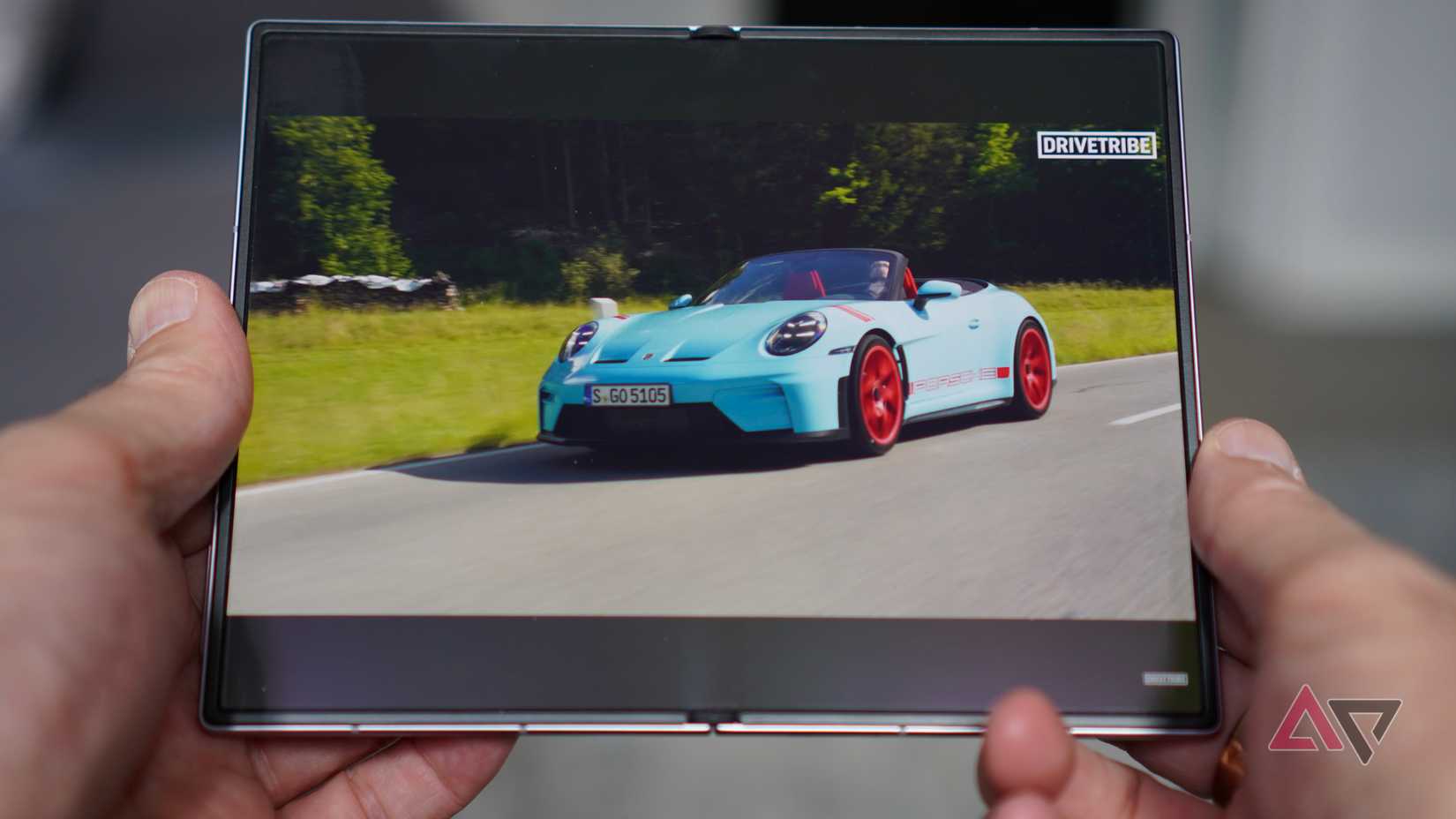 Video playing on the Samsung Galaxy Z Fold 8