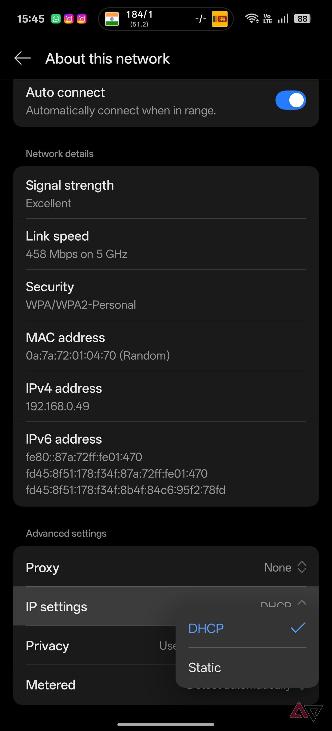 Indirizzo IP delle impostazioni Smart DNS