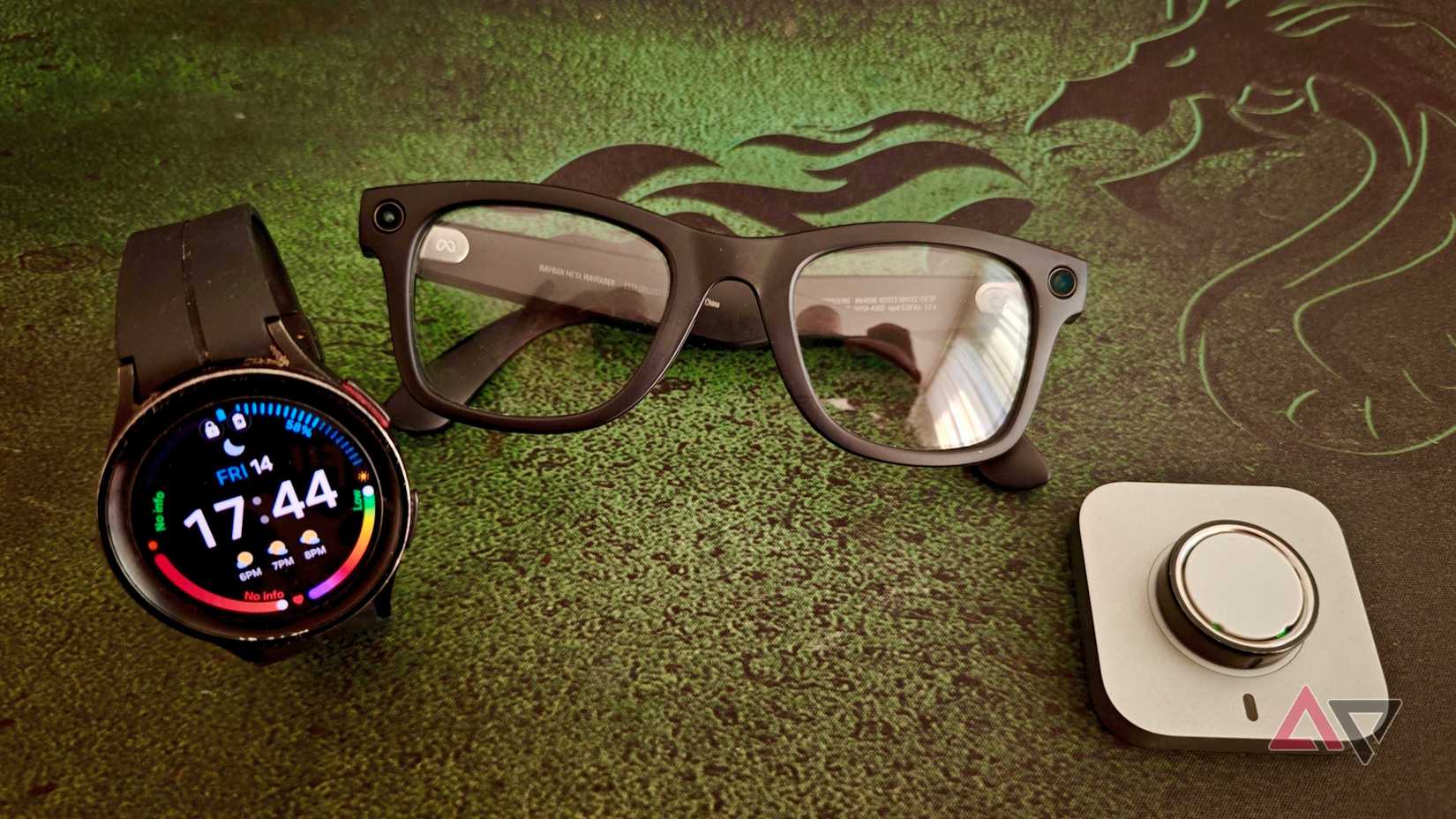 Galaxy watch 5 pro, ray ban meta and oura ring 4