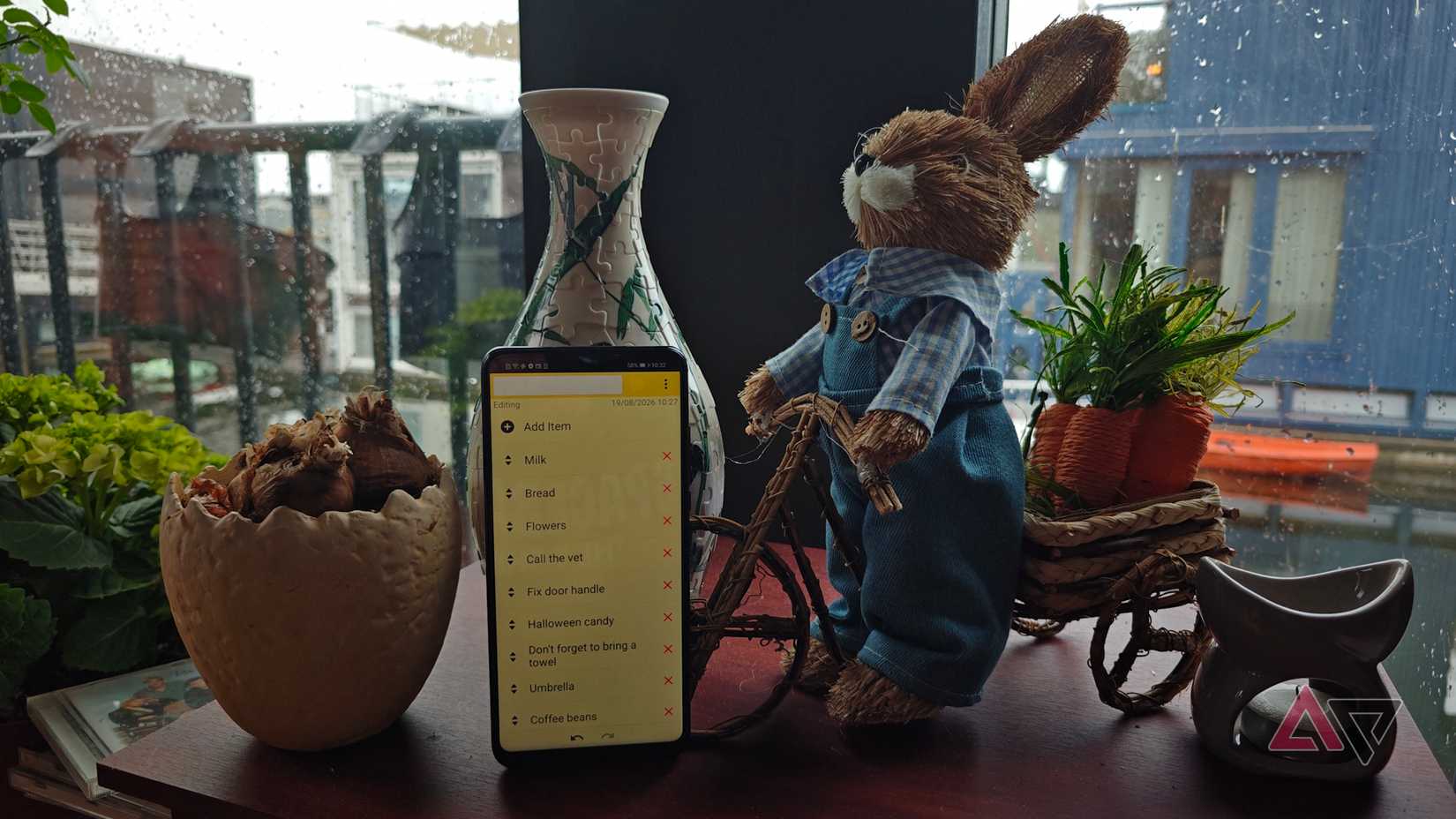 A phone with an open To-Do list