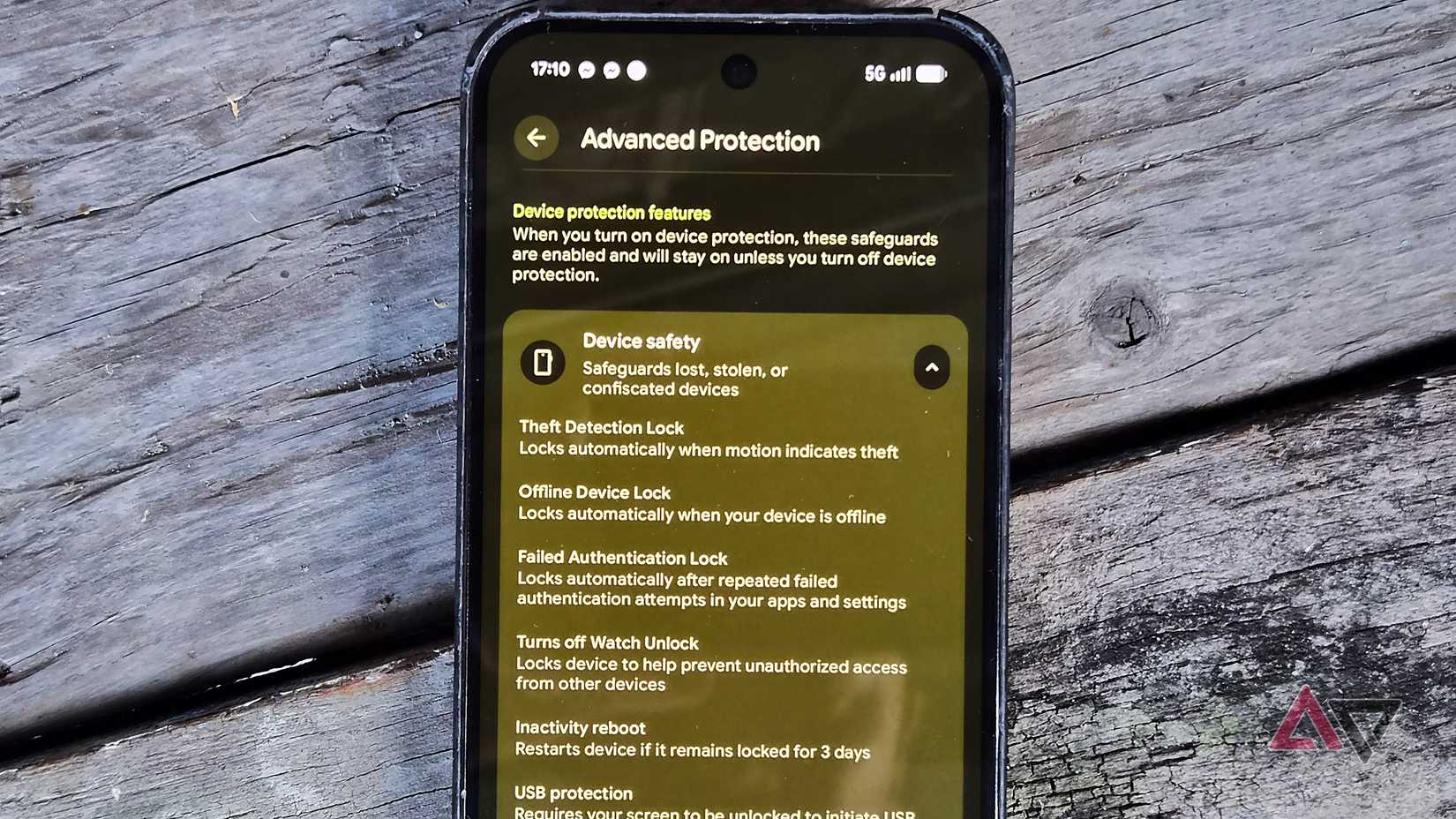 Google's Advanced device protection feature on the Pixel 9 Pro XL