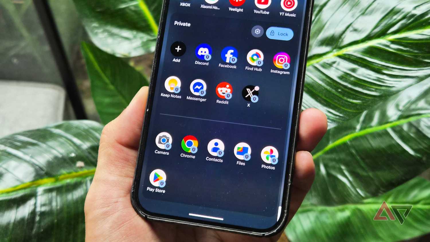 Android Private Space apps