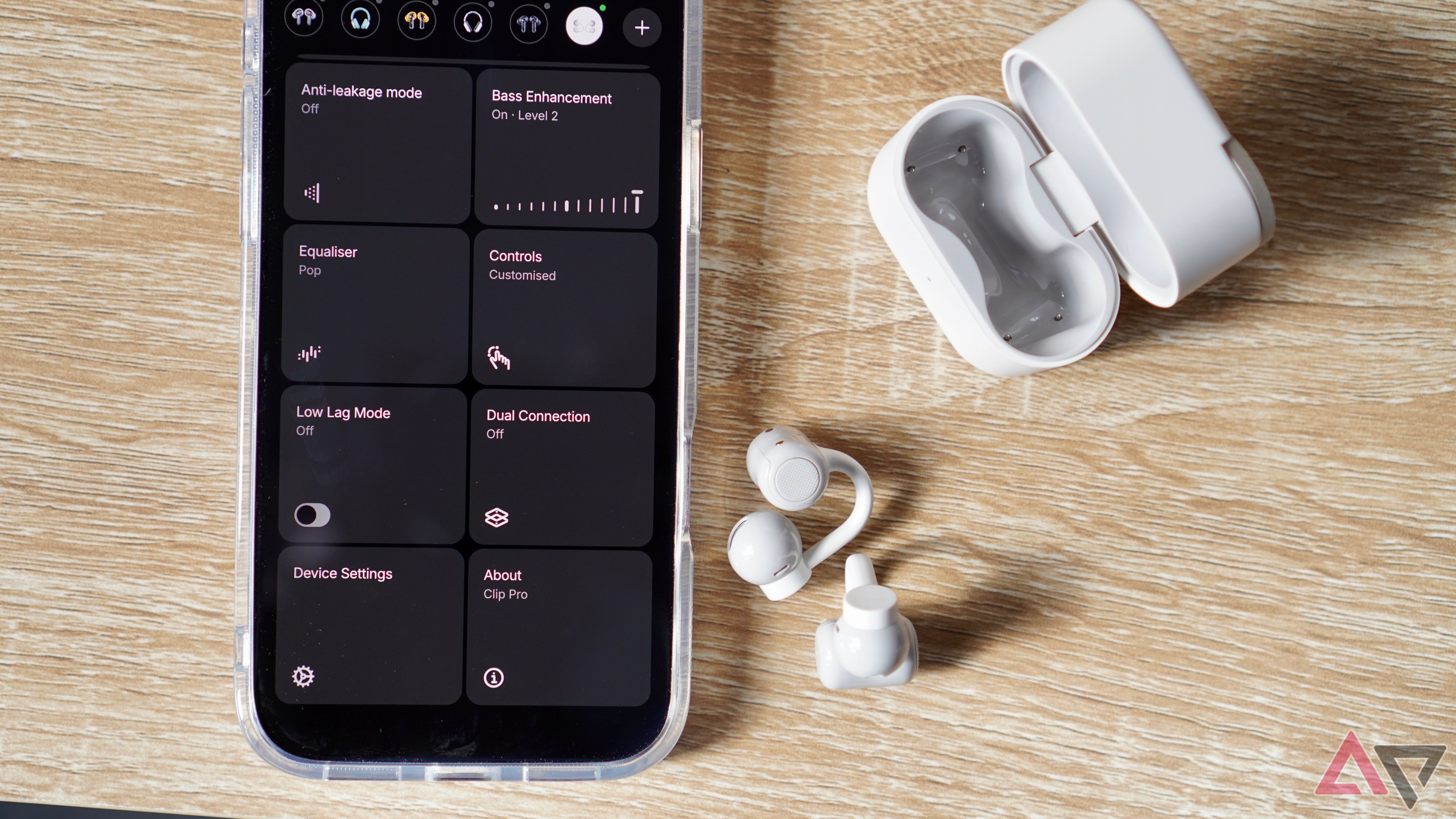 The CMF Clip Pro with the Nothing X app