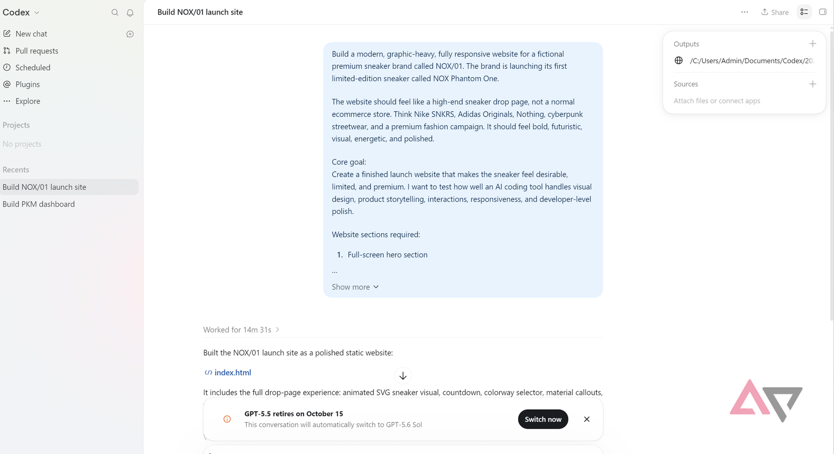 Codex on Windows