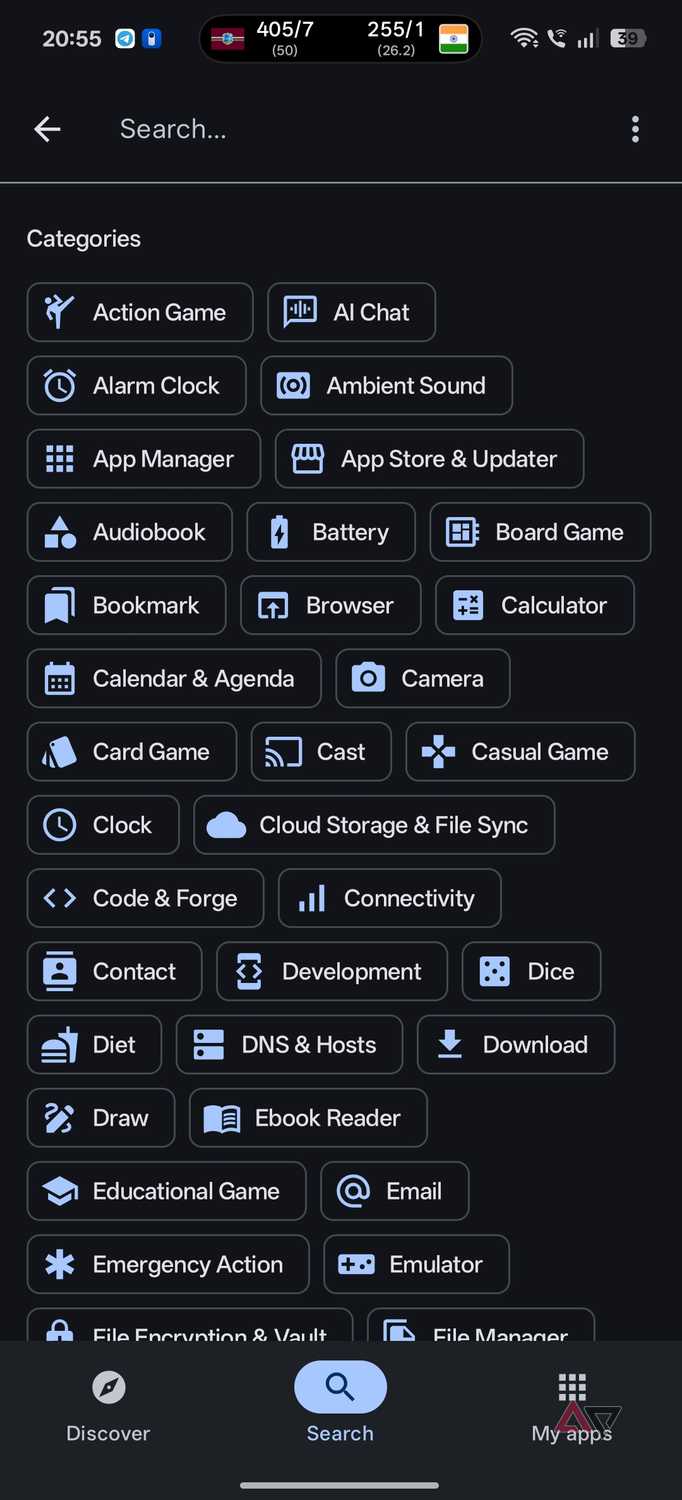 F-Droid 2.0 categories