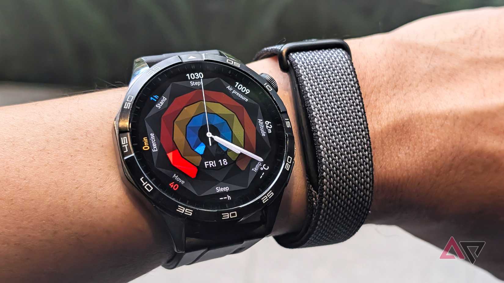 Huawei GT 4 smartwach and Google Fitbit Air tracker