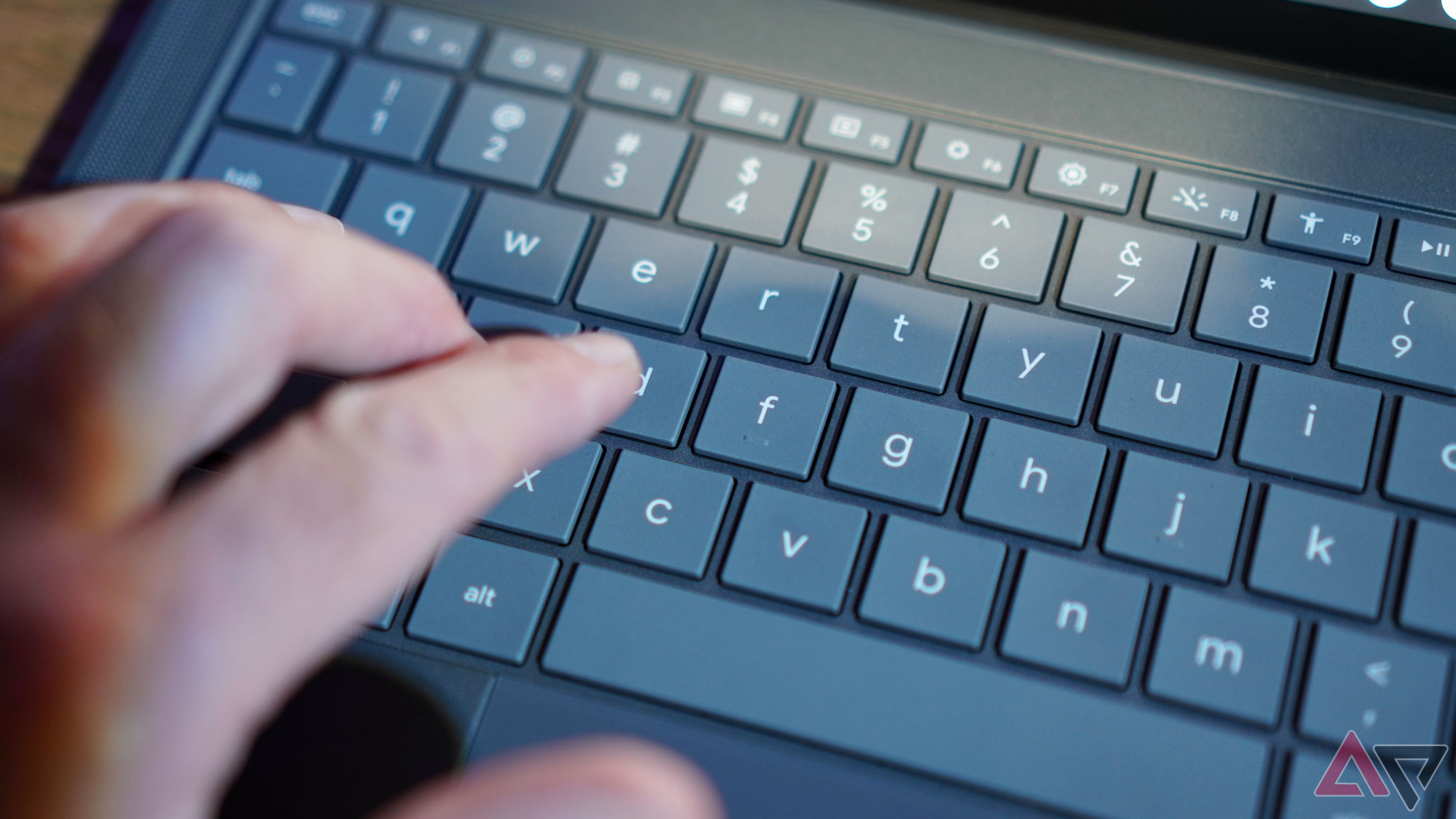 The keyboard on the Asus Googlebook