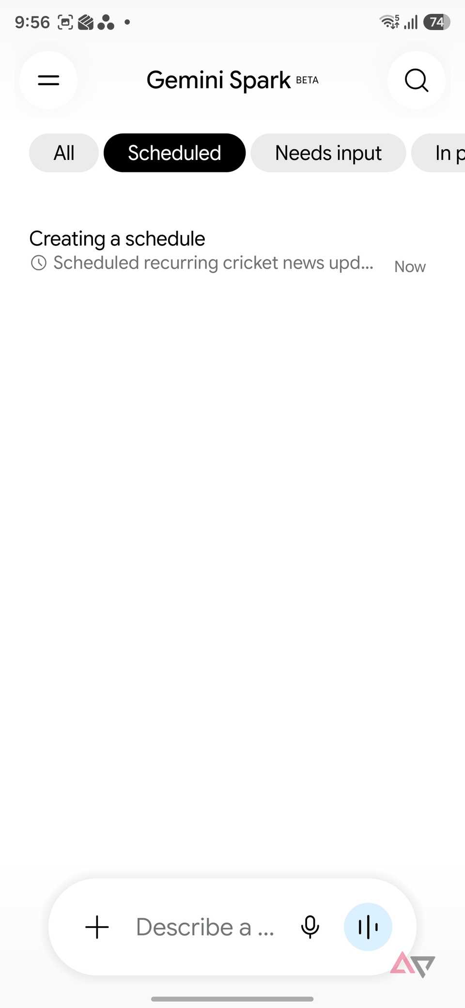 Gemini Spark on Android
