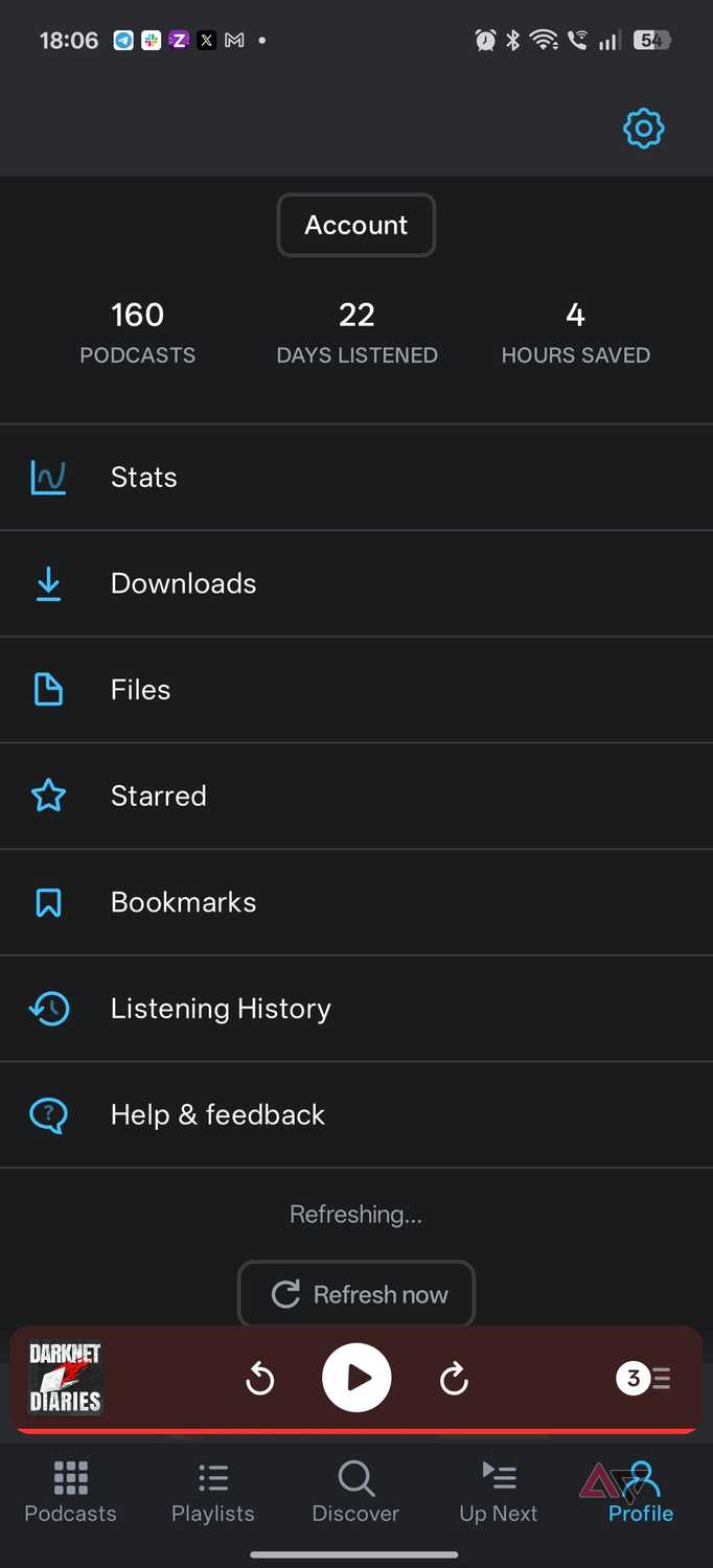 Pocket casts download settings