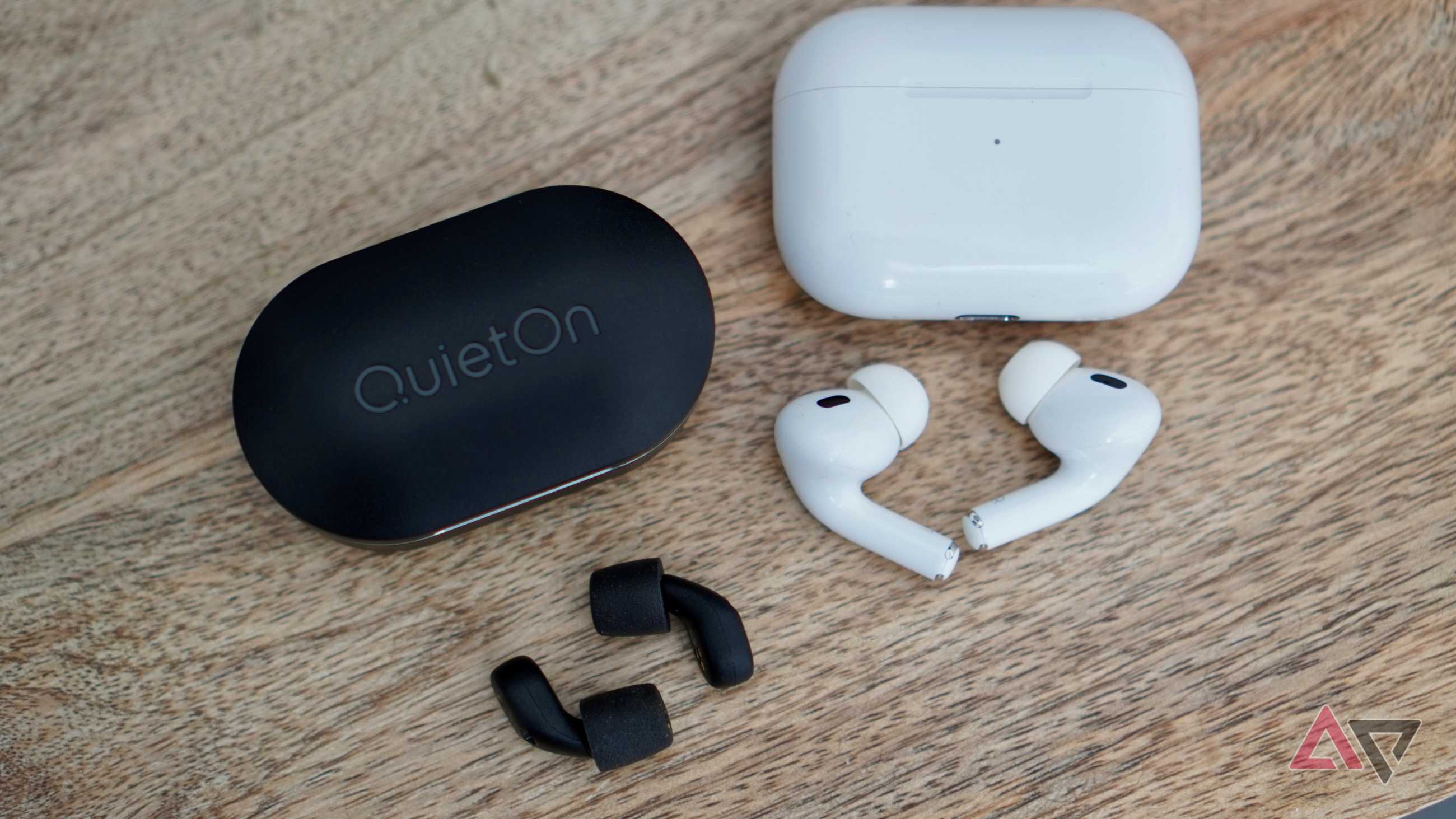 The QuietOn 4 with Apple AirPods 2