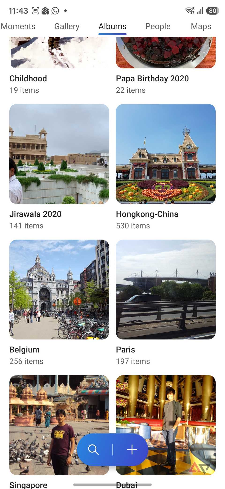 OneDrive albums on Android