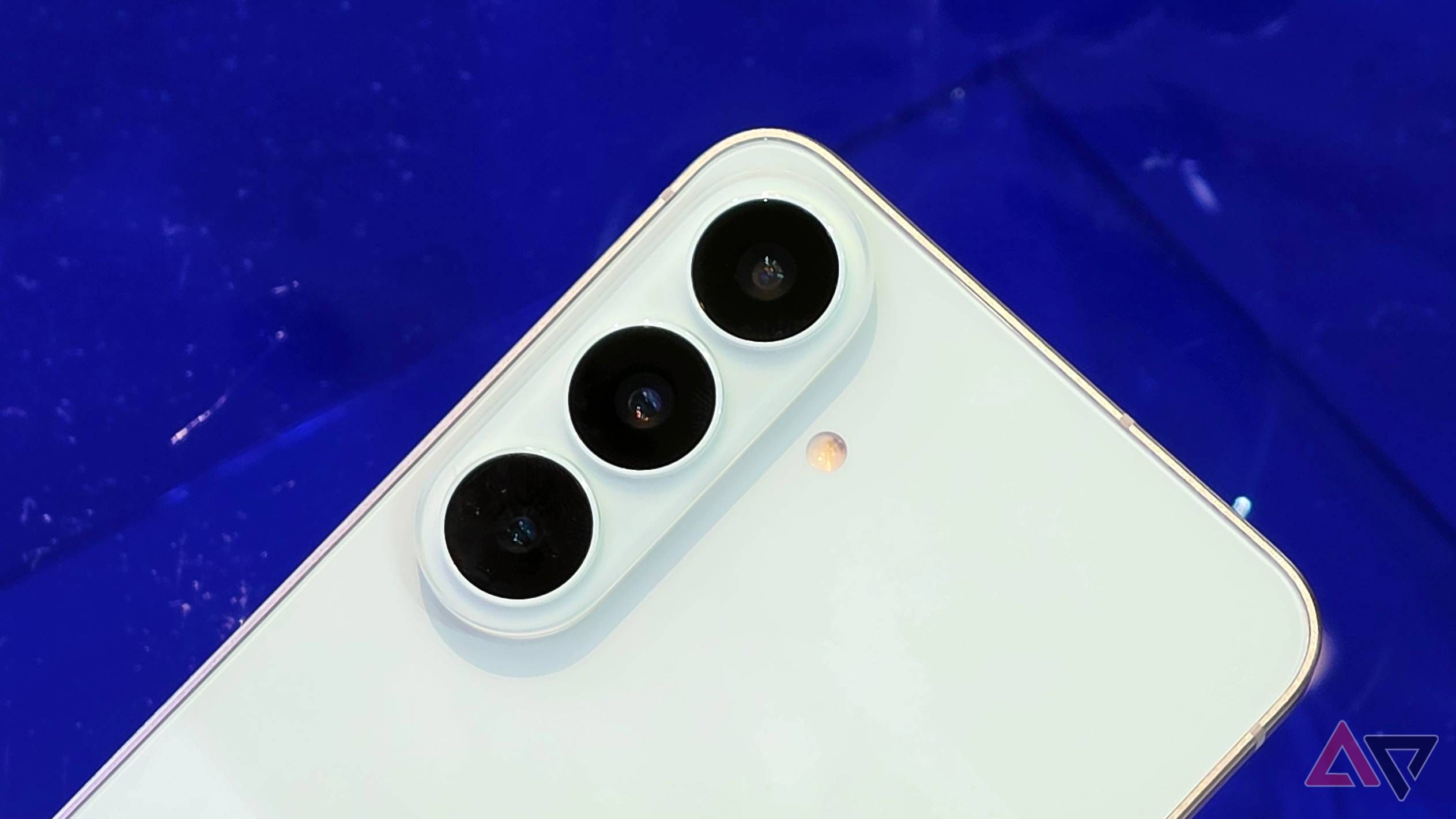 The Samsung Galaxy S26 FE's camera bump.