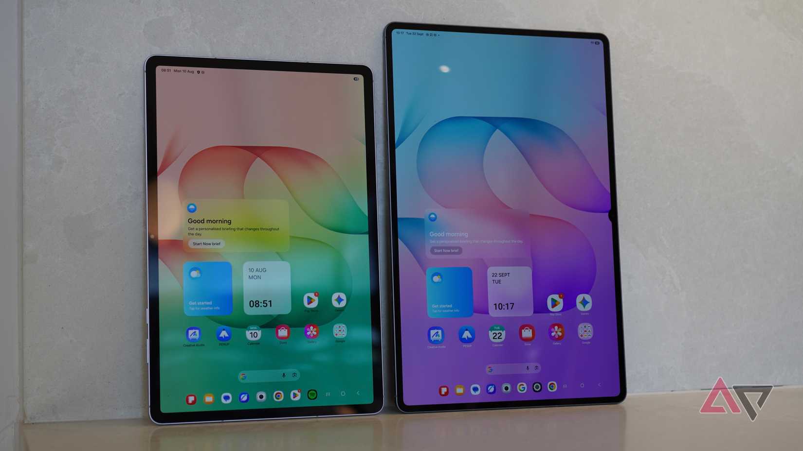 Il retro del Samsung Galaxy Tab S12 Plus e Galaxy Tab S12 Ultra