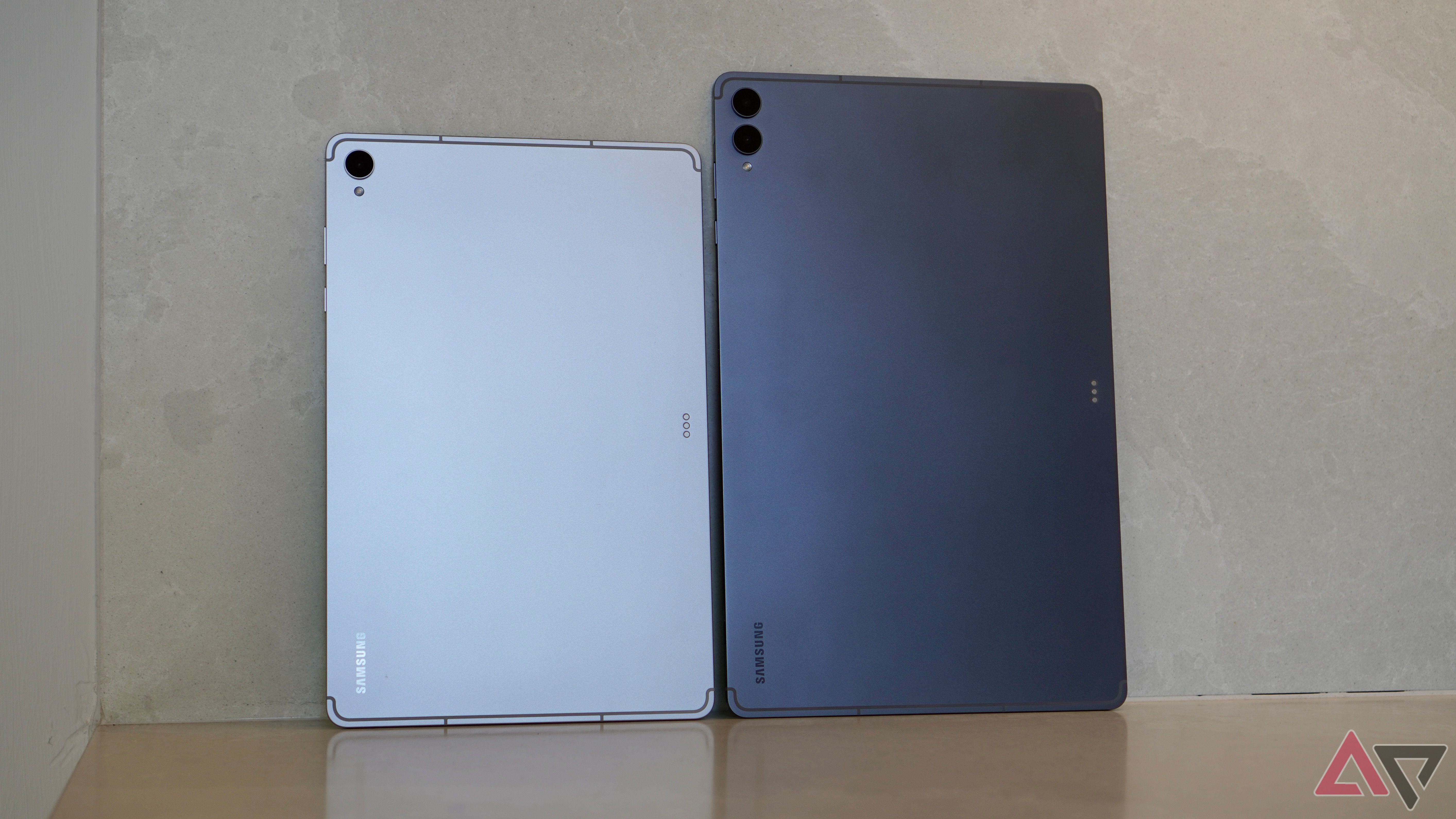 The back of the Samsung Galaxy Tab S12 Plus and Galaxy Tab S12 Ultra