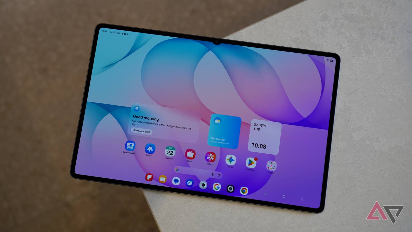 The Samsung Galaxy Tab S12 Ultra's screen