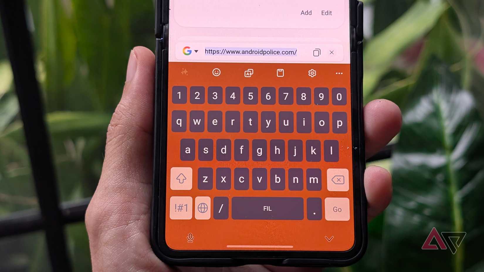 Samsung Keyboard app customized using Keys Cafe of Good Lock module