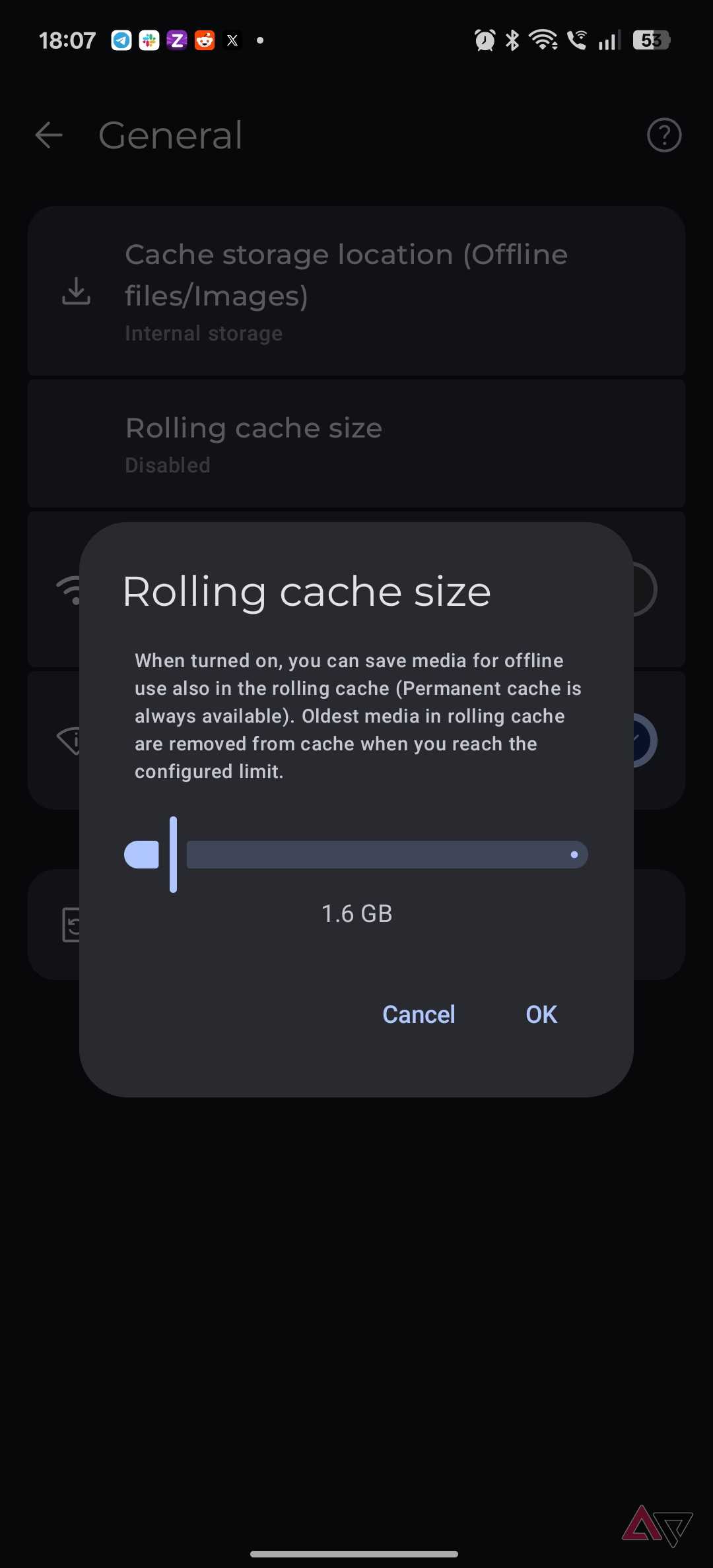 symfonium rolling cache