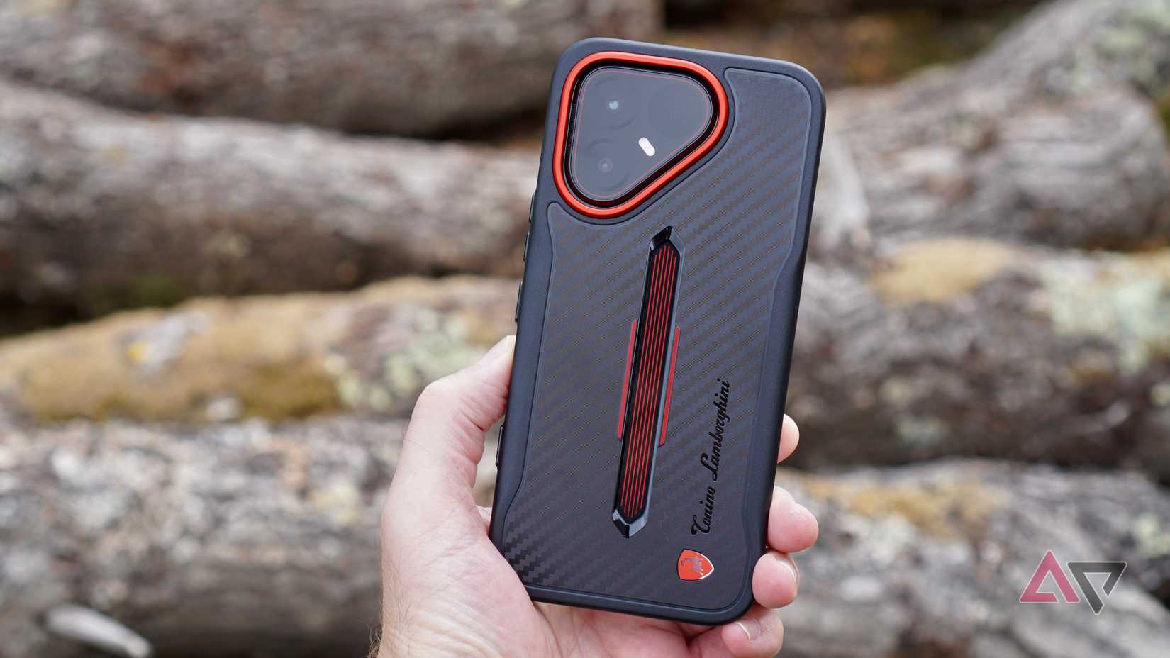 The Tecno Pova 8 Pro Tonino Lamborghini Limited Edition in its case