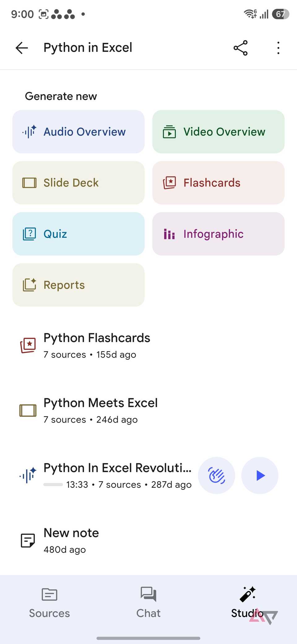Gemini Notebook features