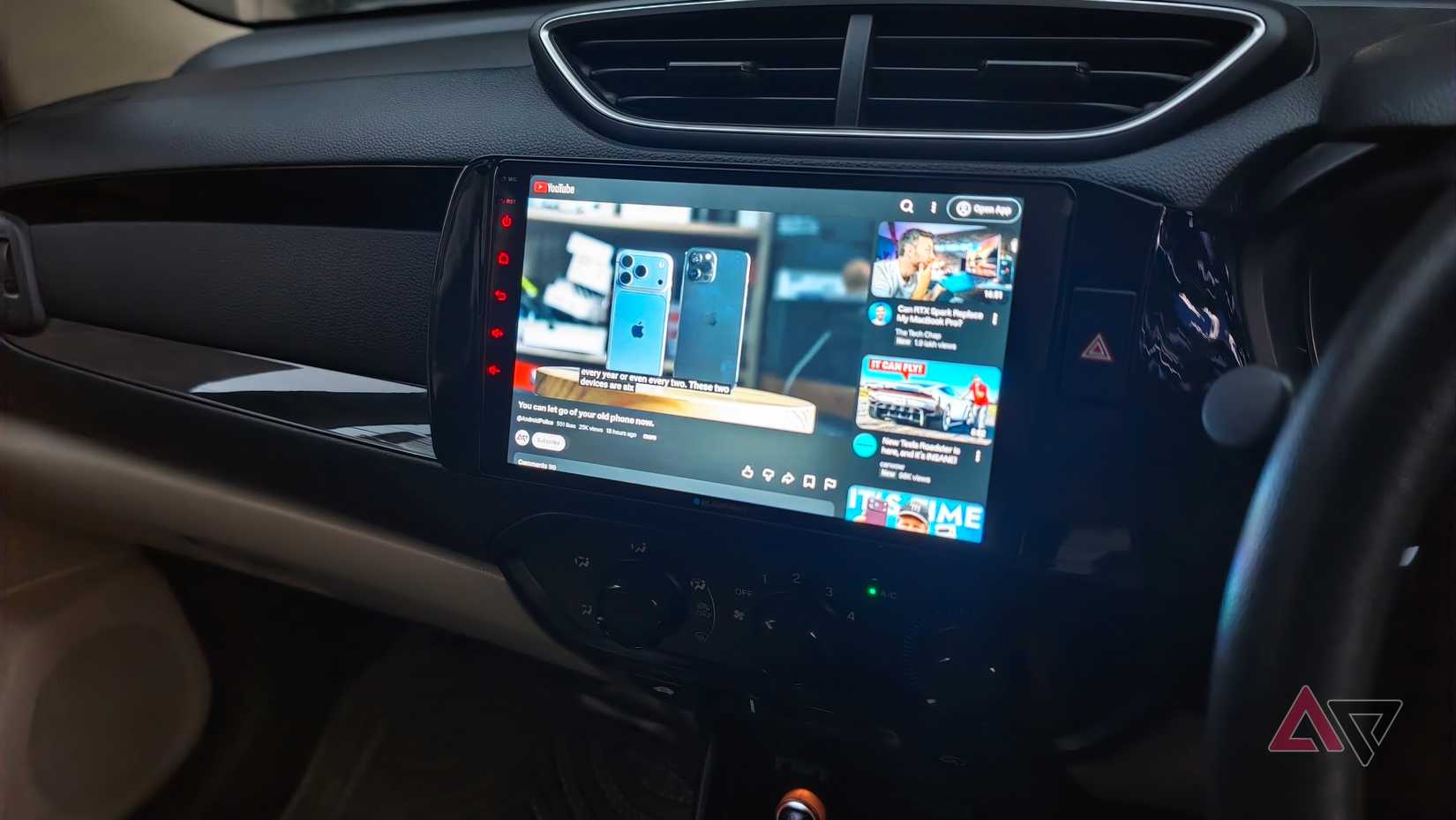AA Browser on Android Auto video playback