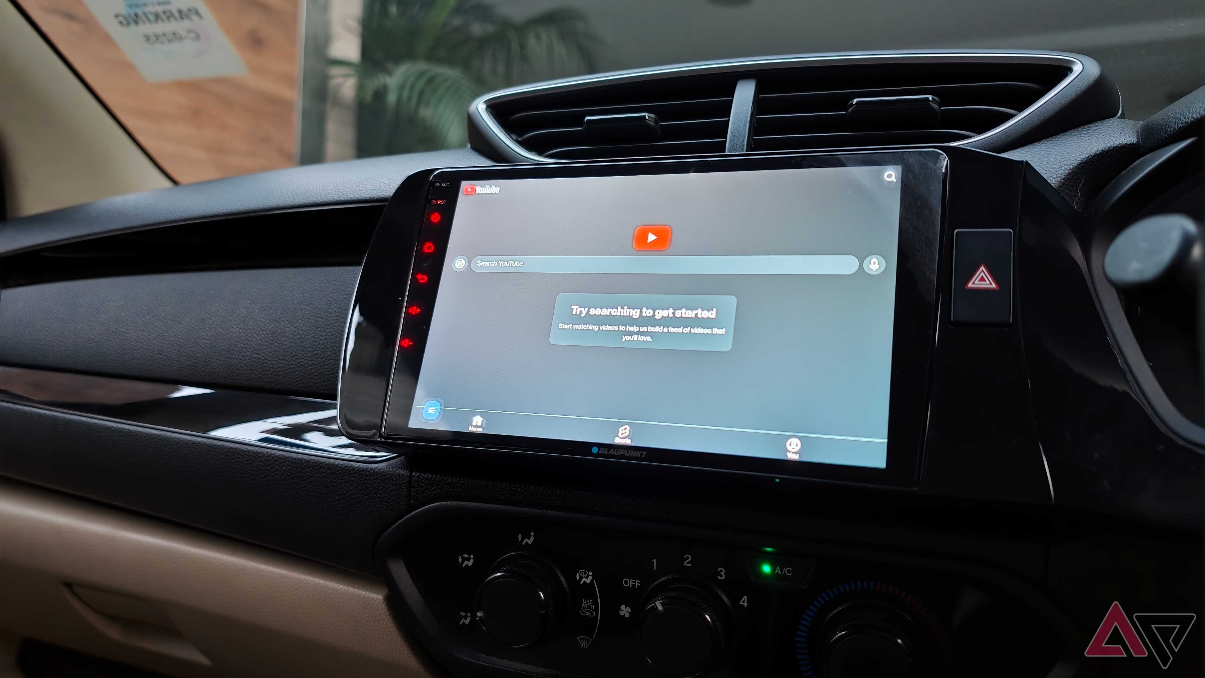 AA Browser su Android Auto youtube aperto