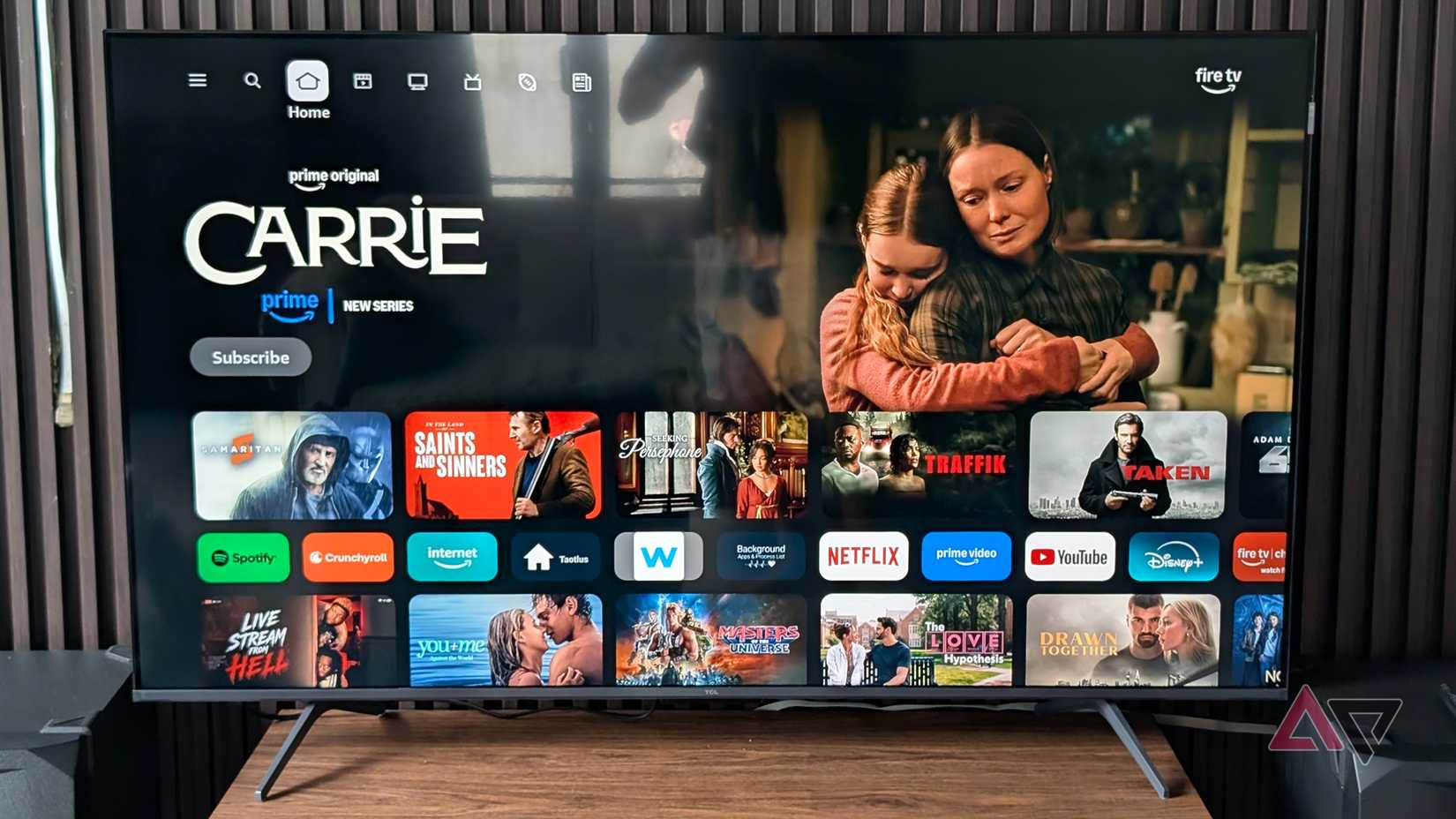 Amazon Fire TV Stick 4K Max connected with a TCL smart television