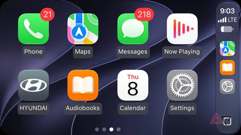 Apple CarPlay home