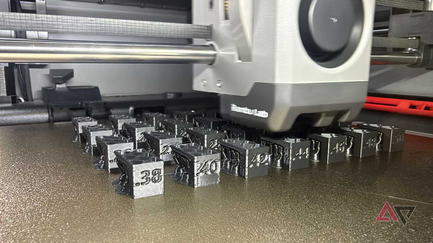 Bambu Lab P2S Top Z distance test printing