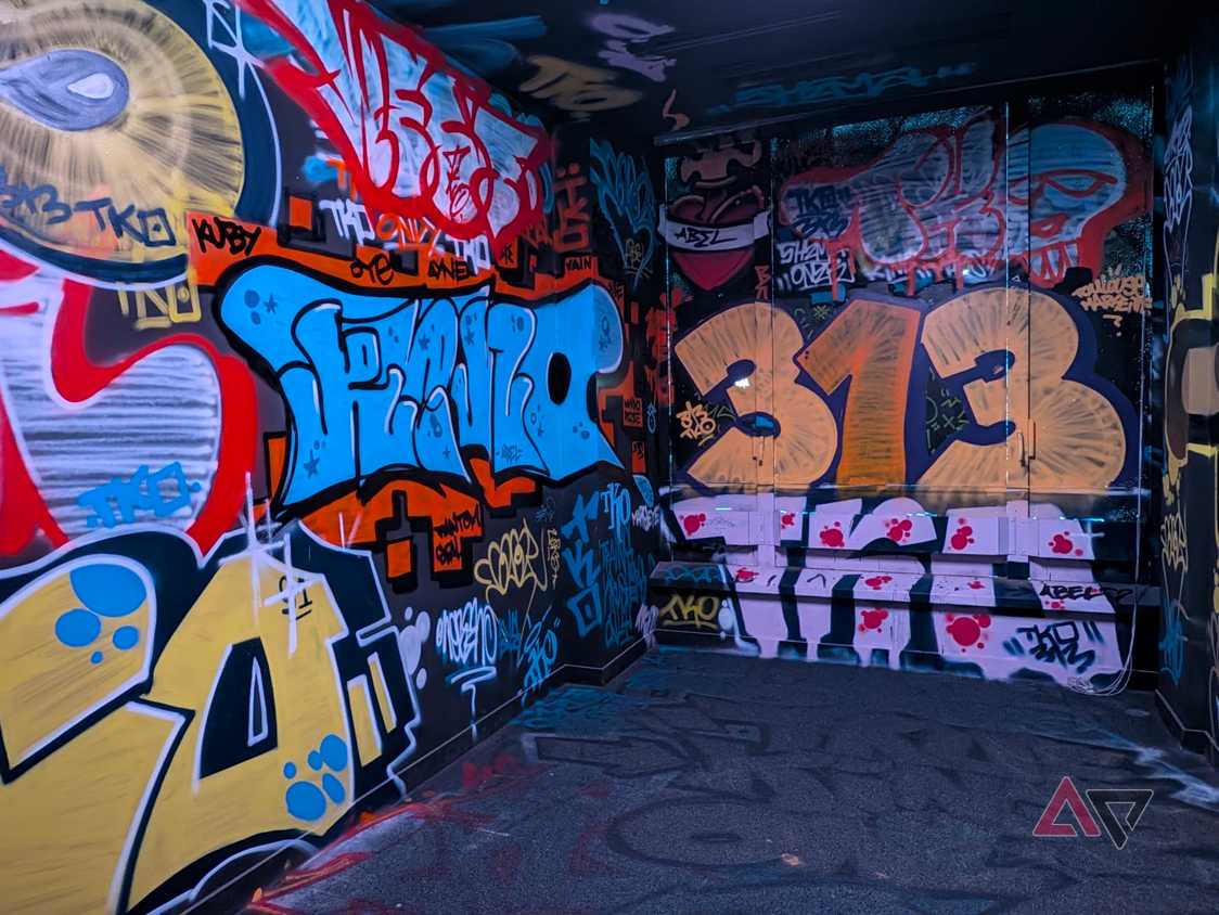 Google Pixel 11 Pro XL camera sample of some graffiti with Camera Look Vanilla
