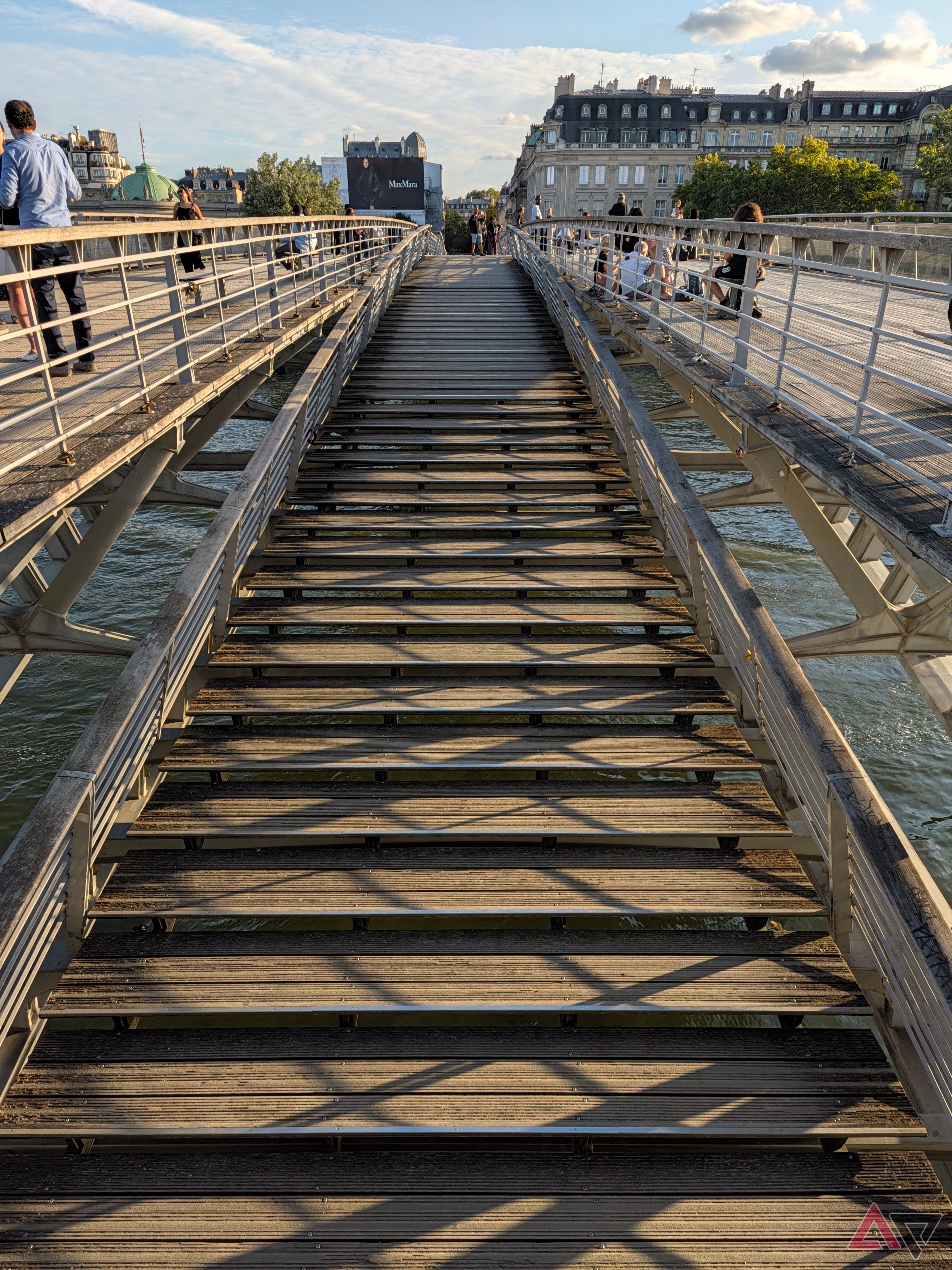 Google Pixel 11 Pro XL camera sample of some stairs at the golden hour with Camera Look Vanilla