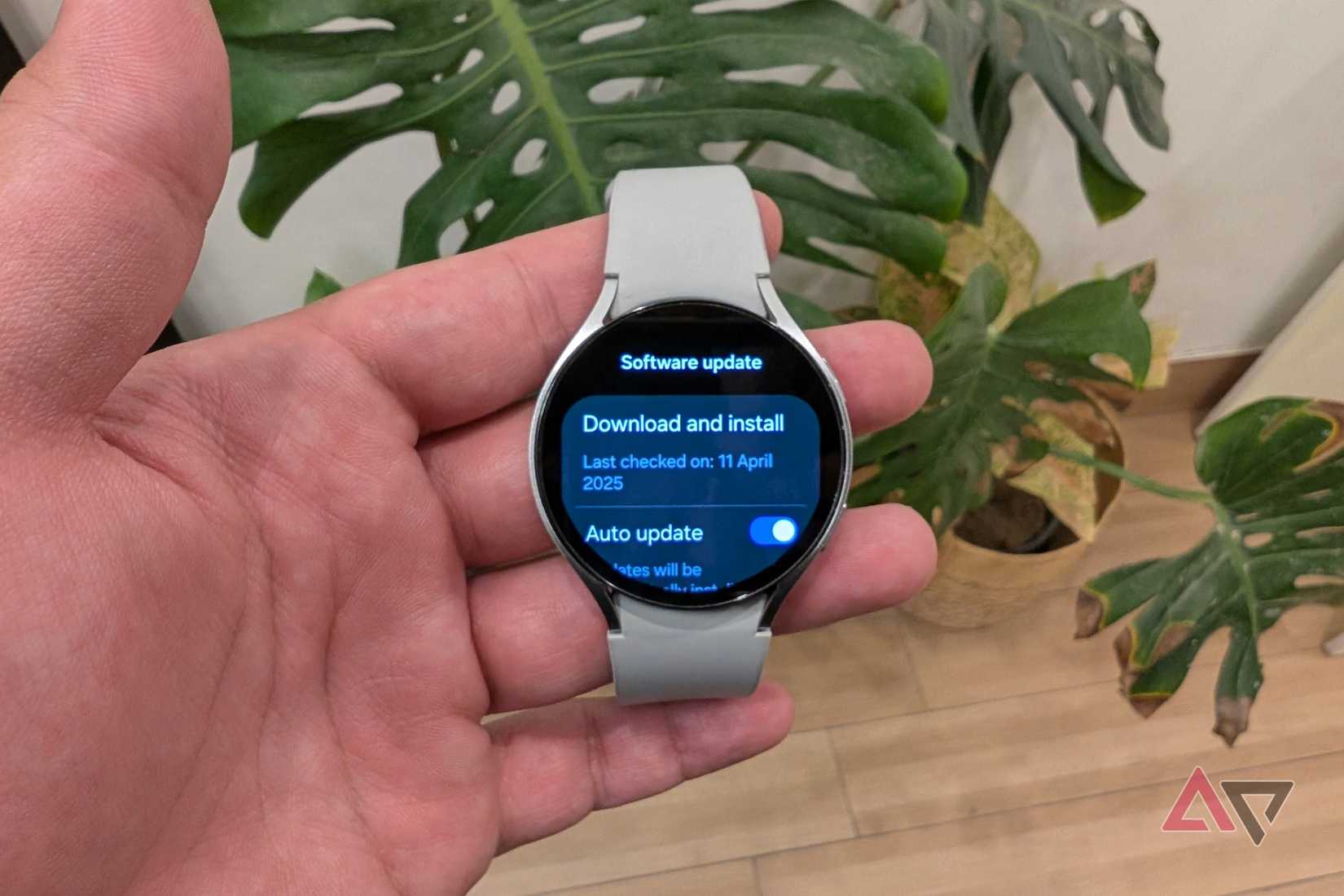 hand wearing Samsung's Galaxy Watch 6